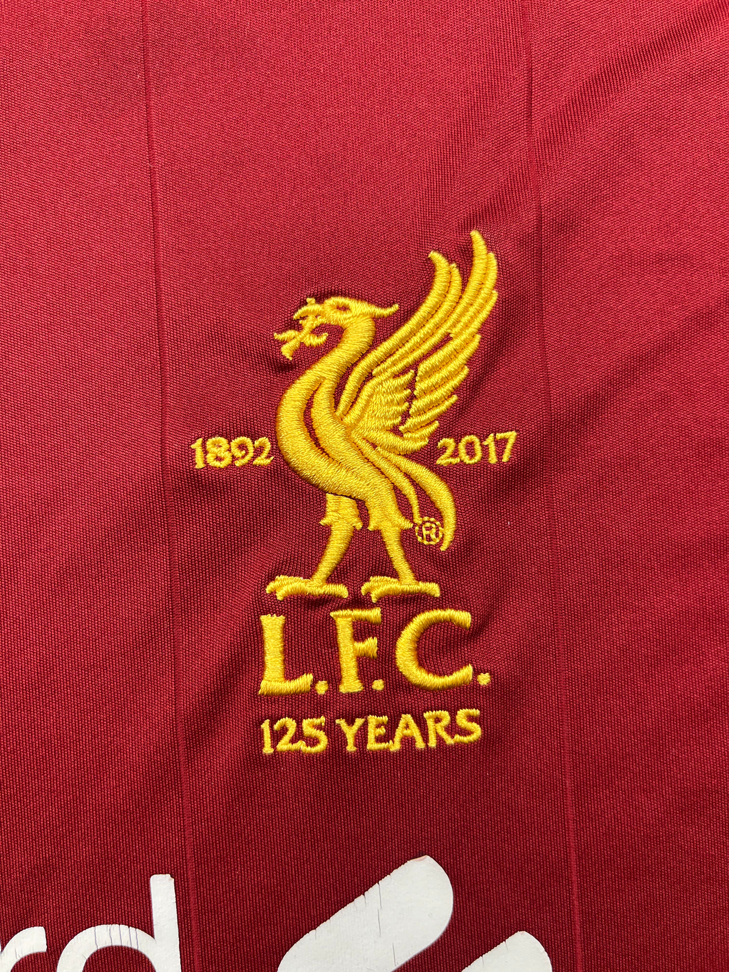 2017/18 Liverpool *125 Year* Home Shirt (XXL) 8/10