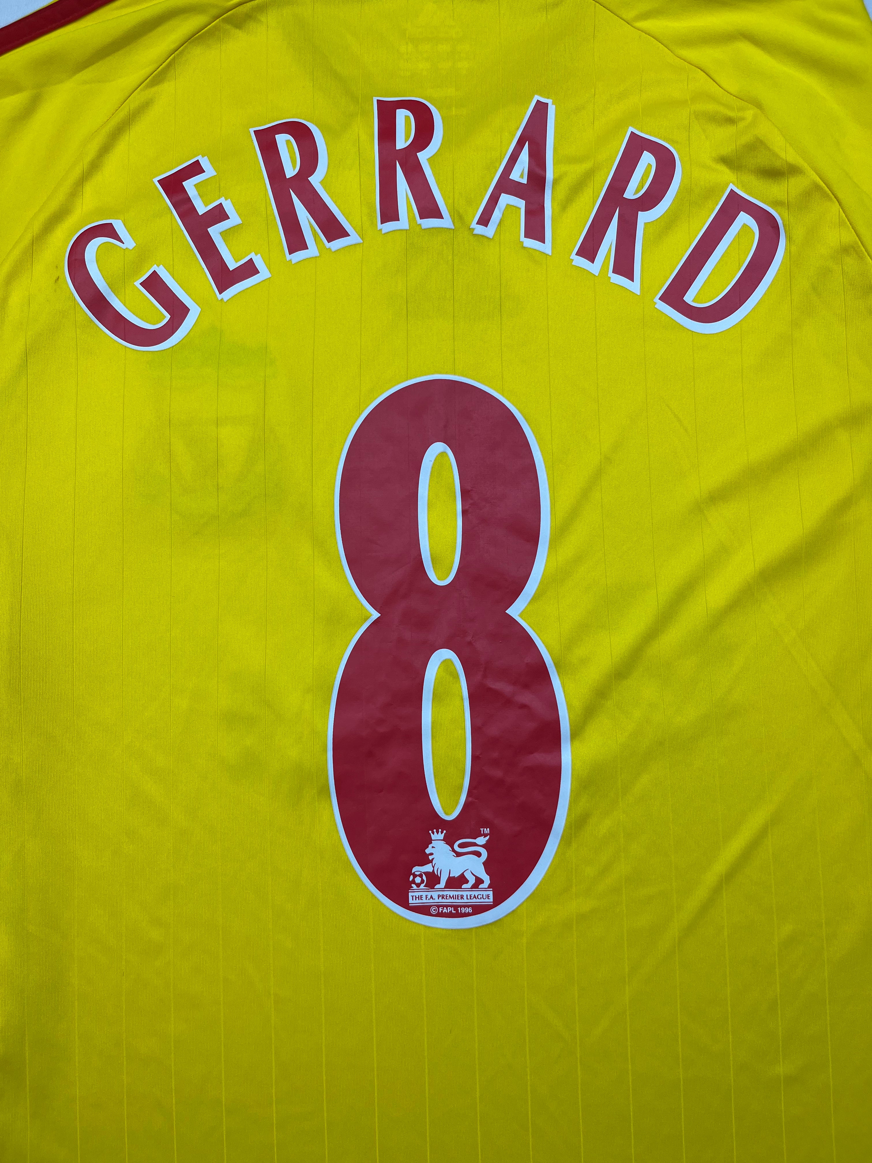 2006/07 Liverpool Away Shirt Gerrard #8 (M) 8.5/10