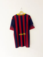 2013/14 Barcelona Home Shirt (XXL) 9/10