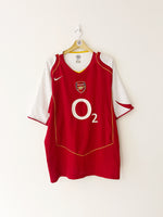 2004/05 Arsenal Home Shirt (XL) 9/10