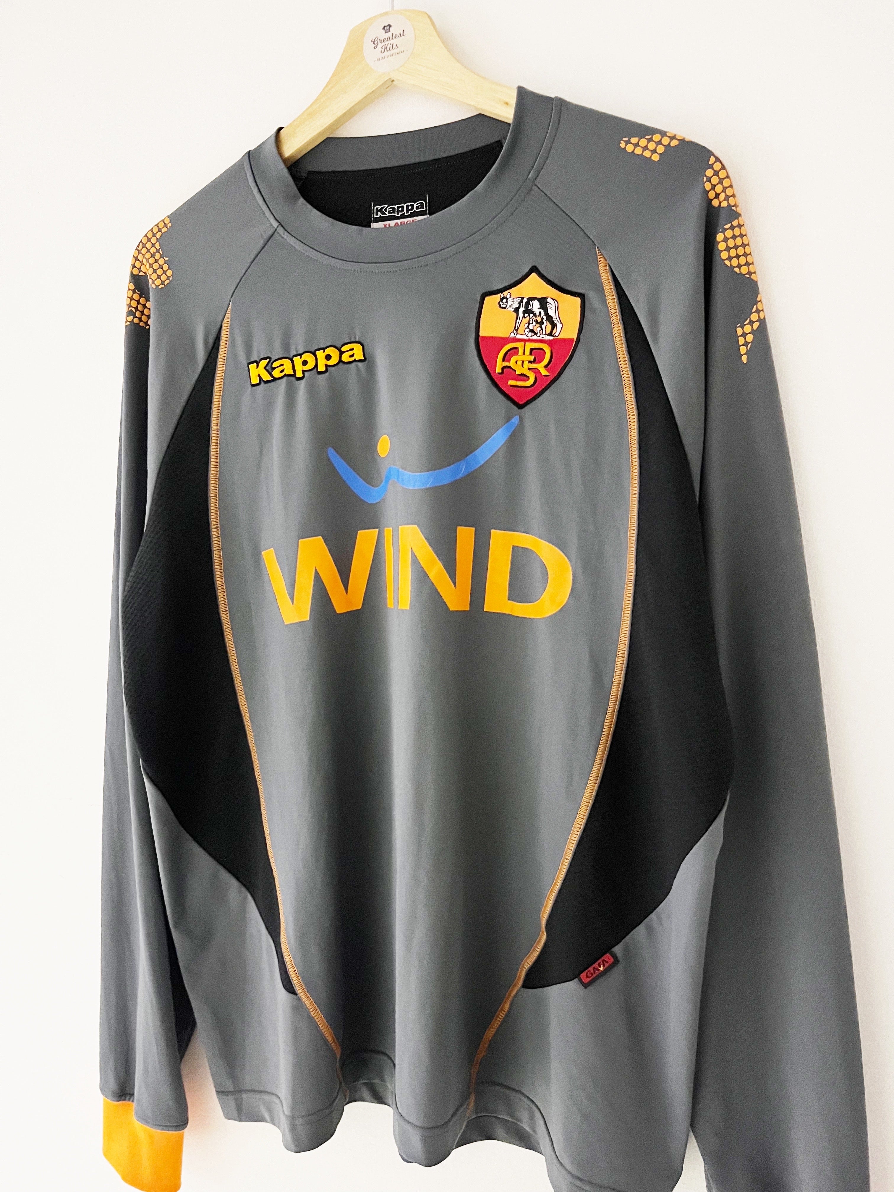 2008/09 Roma Training L/S Shirt (XL) 9/10