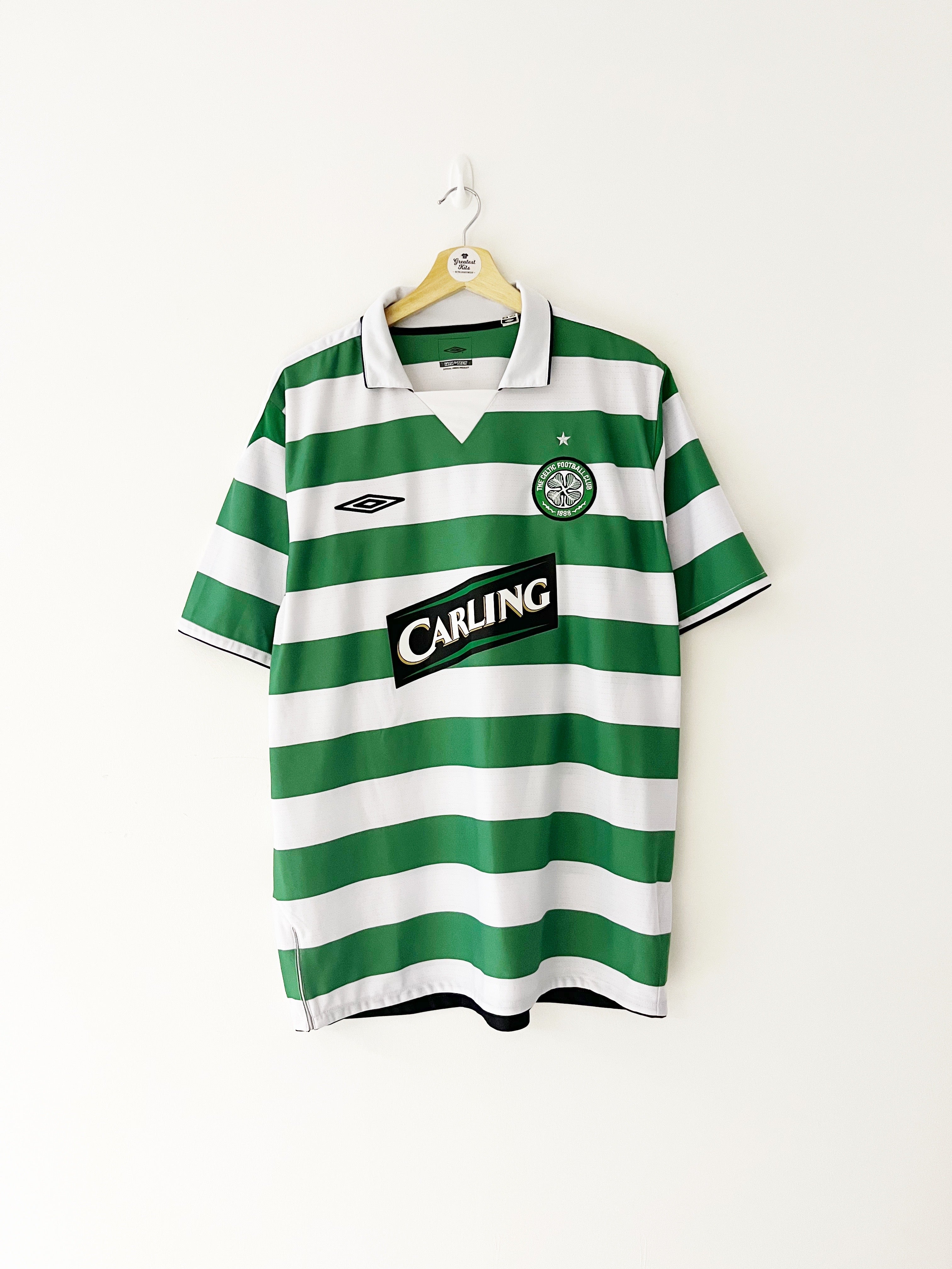 2004/05 Celtic Home Shirt (XL) 9/10