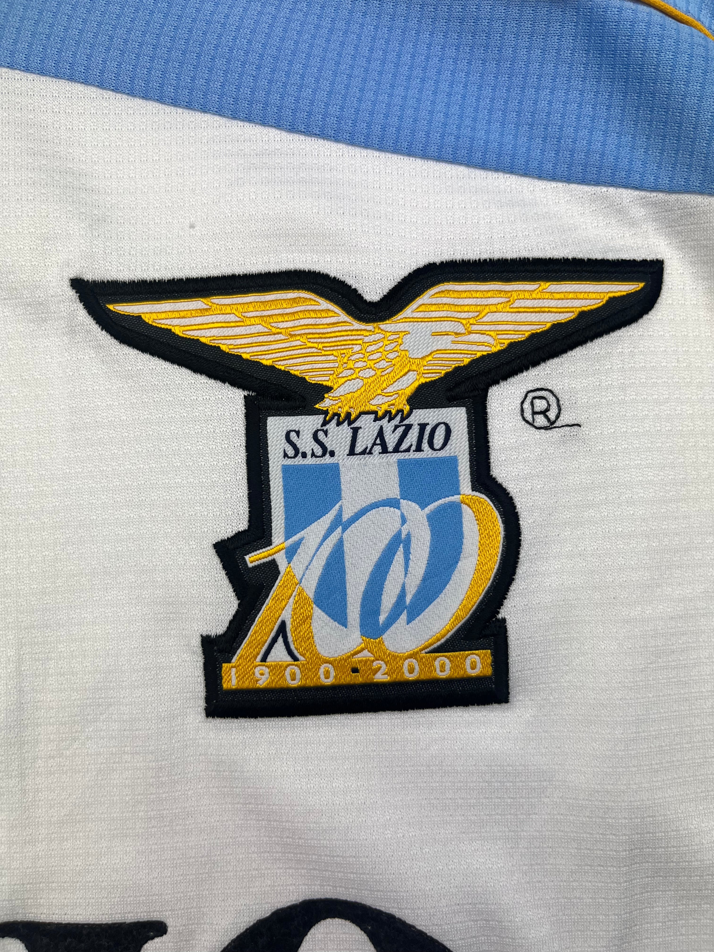 1999/00 Lazio Away Centenary Shirt (L) 8/10