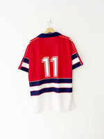 1988/89 Norway *Player Issue* Home Shirt #11 (XL) 9/10