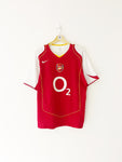 2004/05 Arsenal Home Shirt (M) 7.5/10