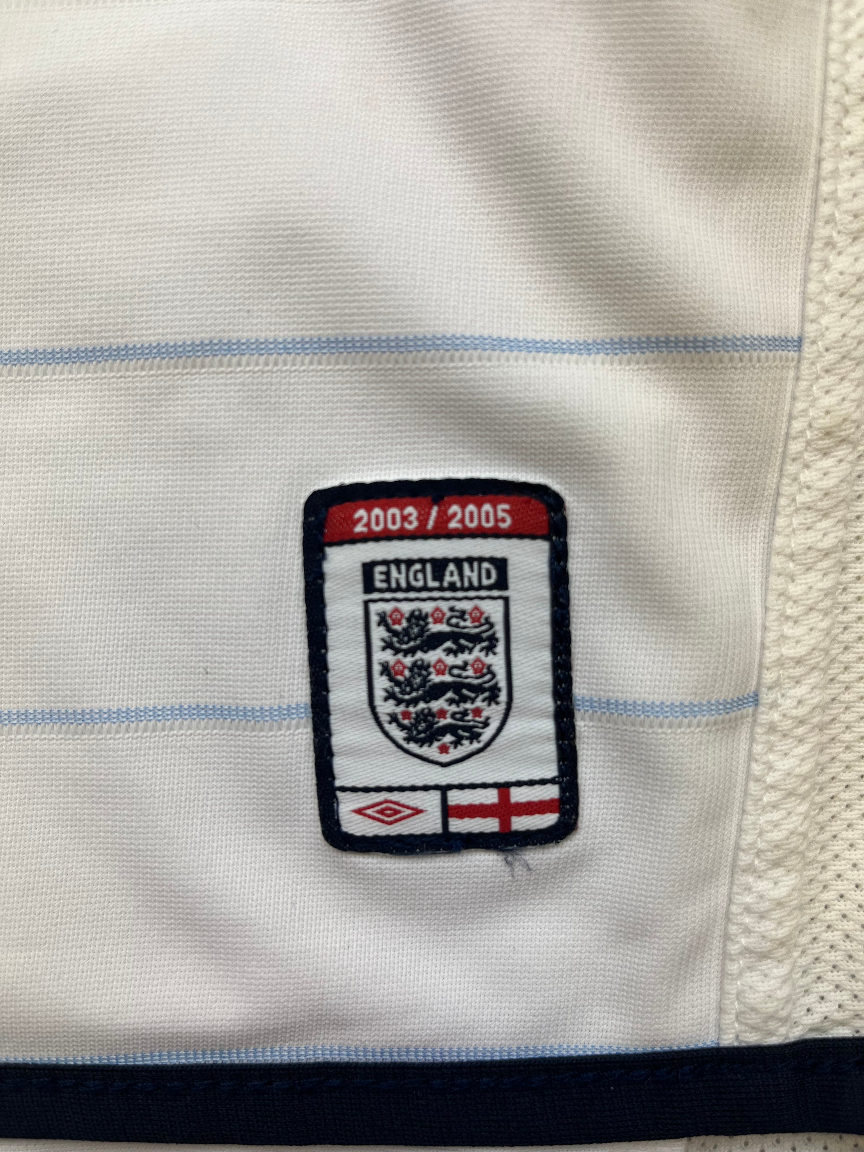 2003/05 England Home Shirt (M) 9/10