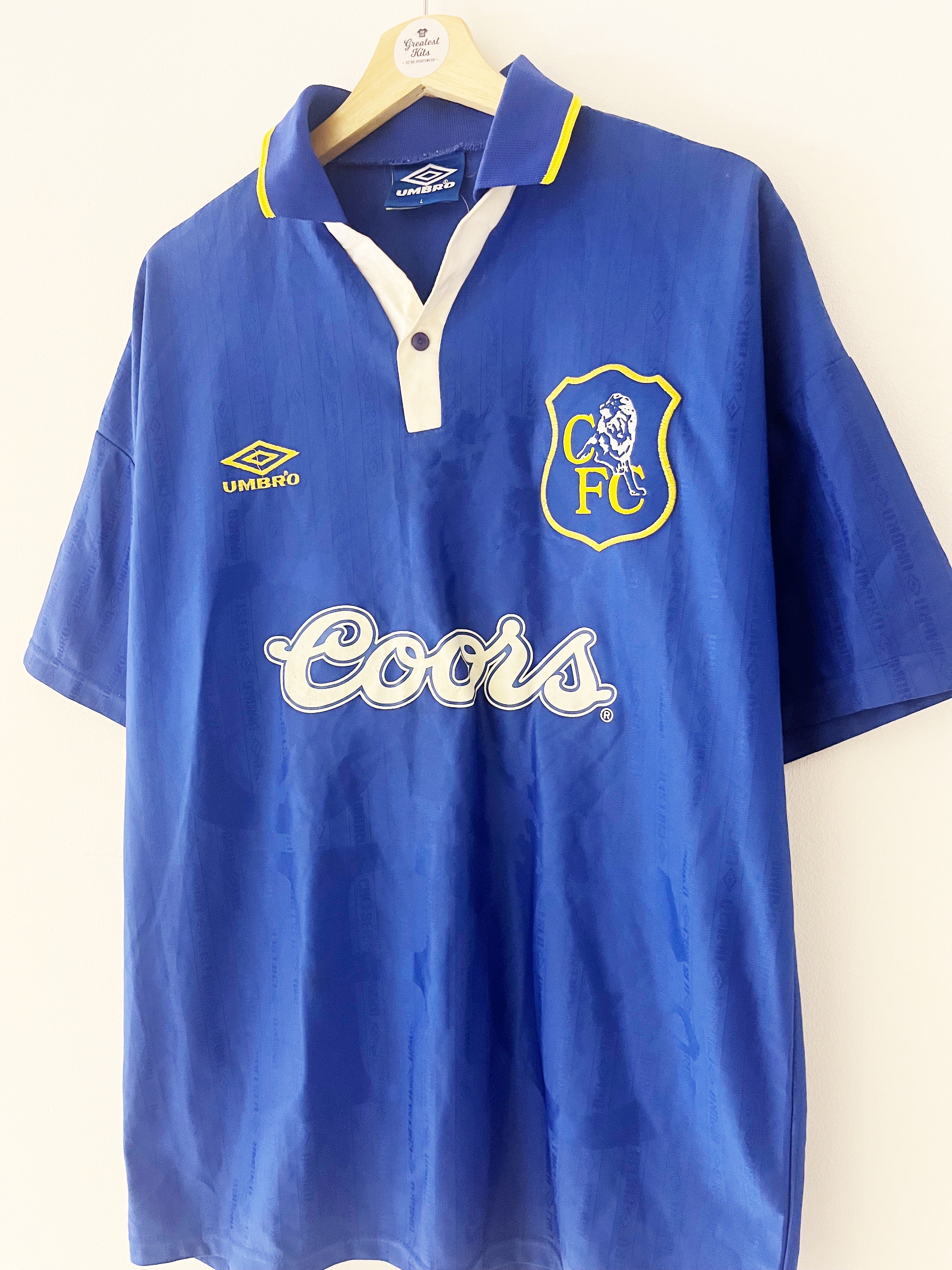 1995/97 Chelsea Home Shirt (L) 8.5/10