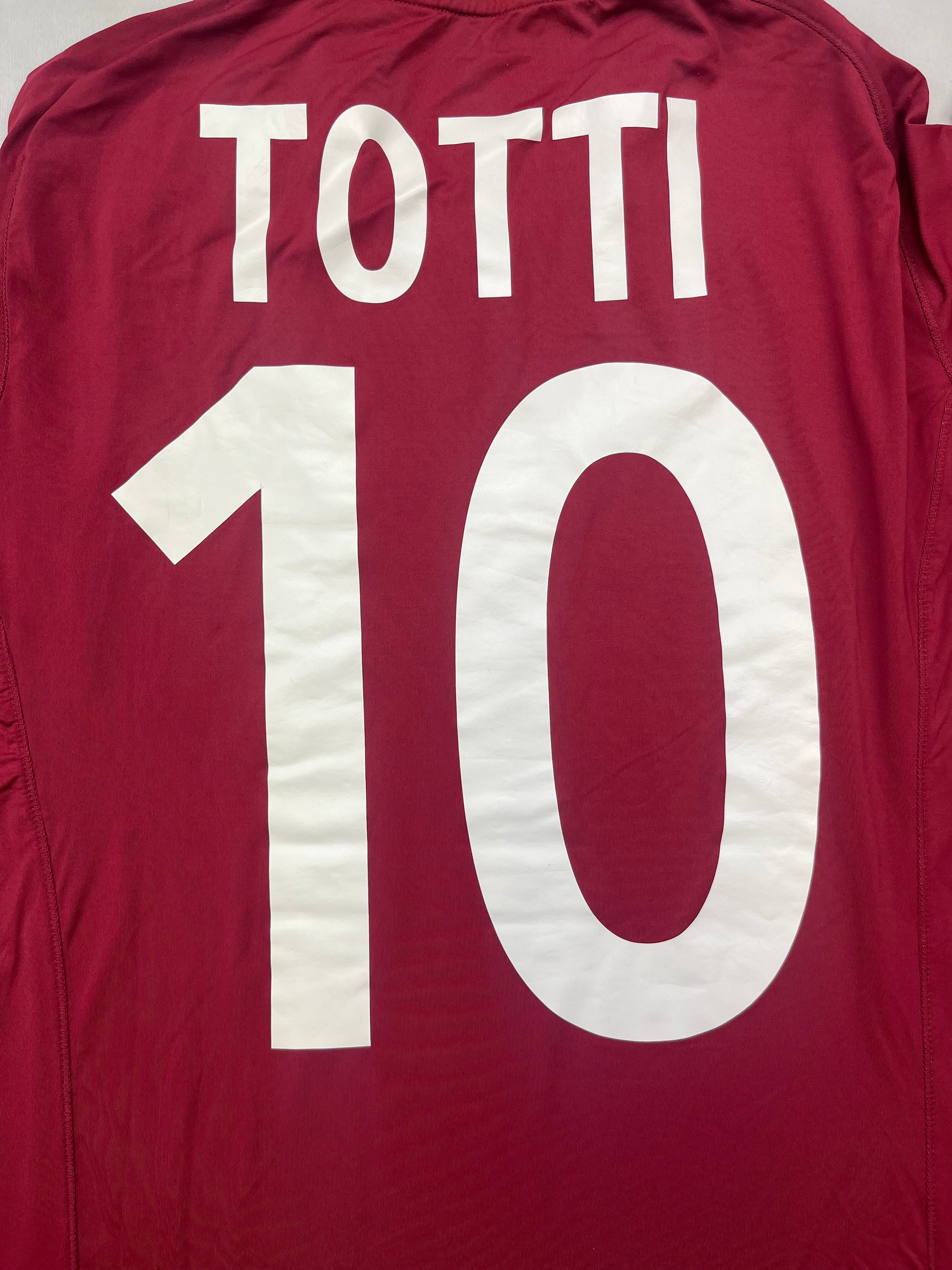 2012/13 Roma Home Shirt Totti #10 (L) 8.5/10