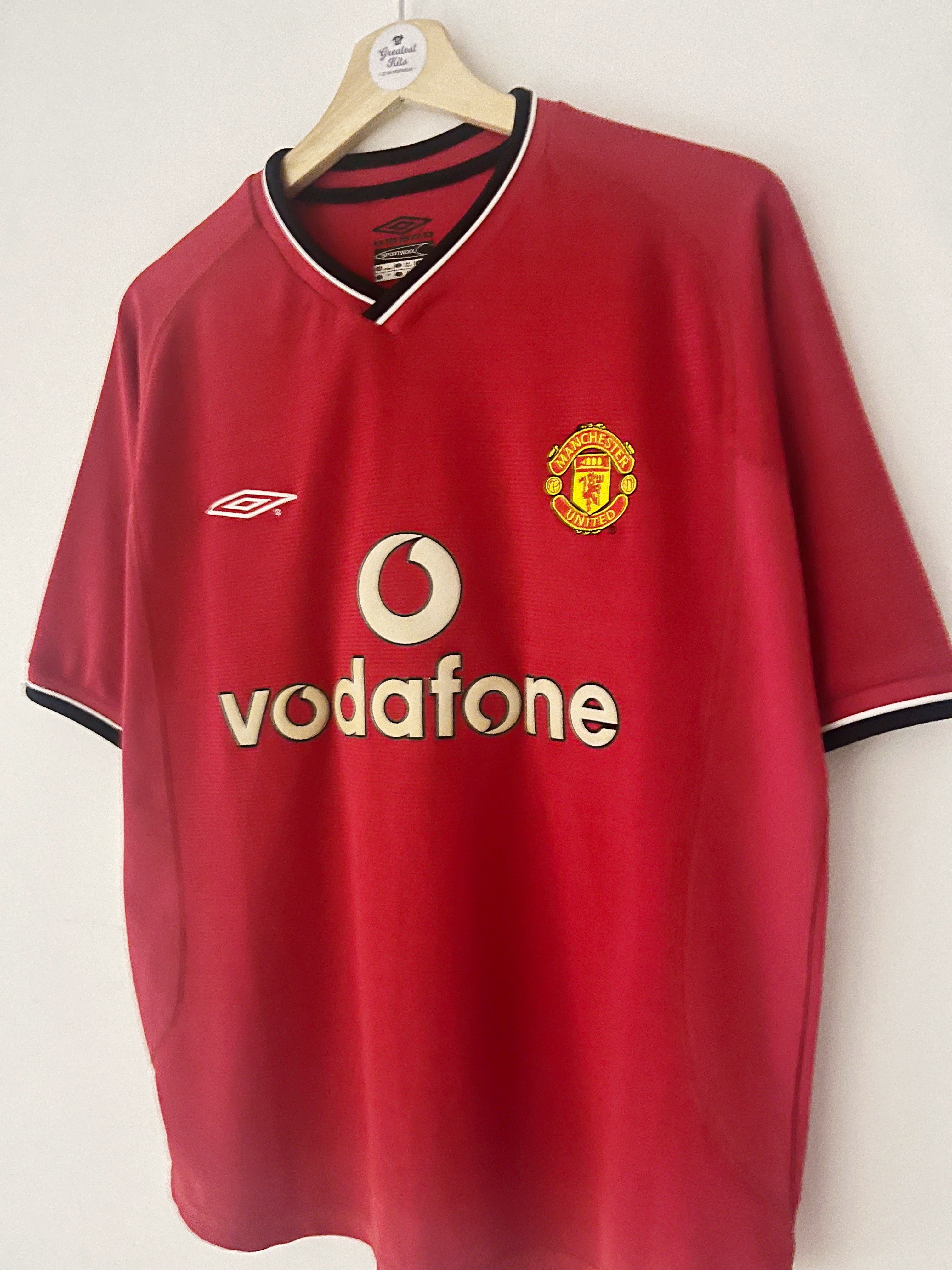 2000/02 Manchester United Home Shirt (Y) 6.5/10