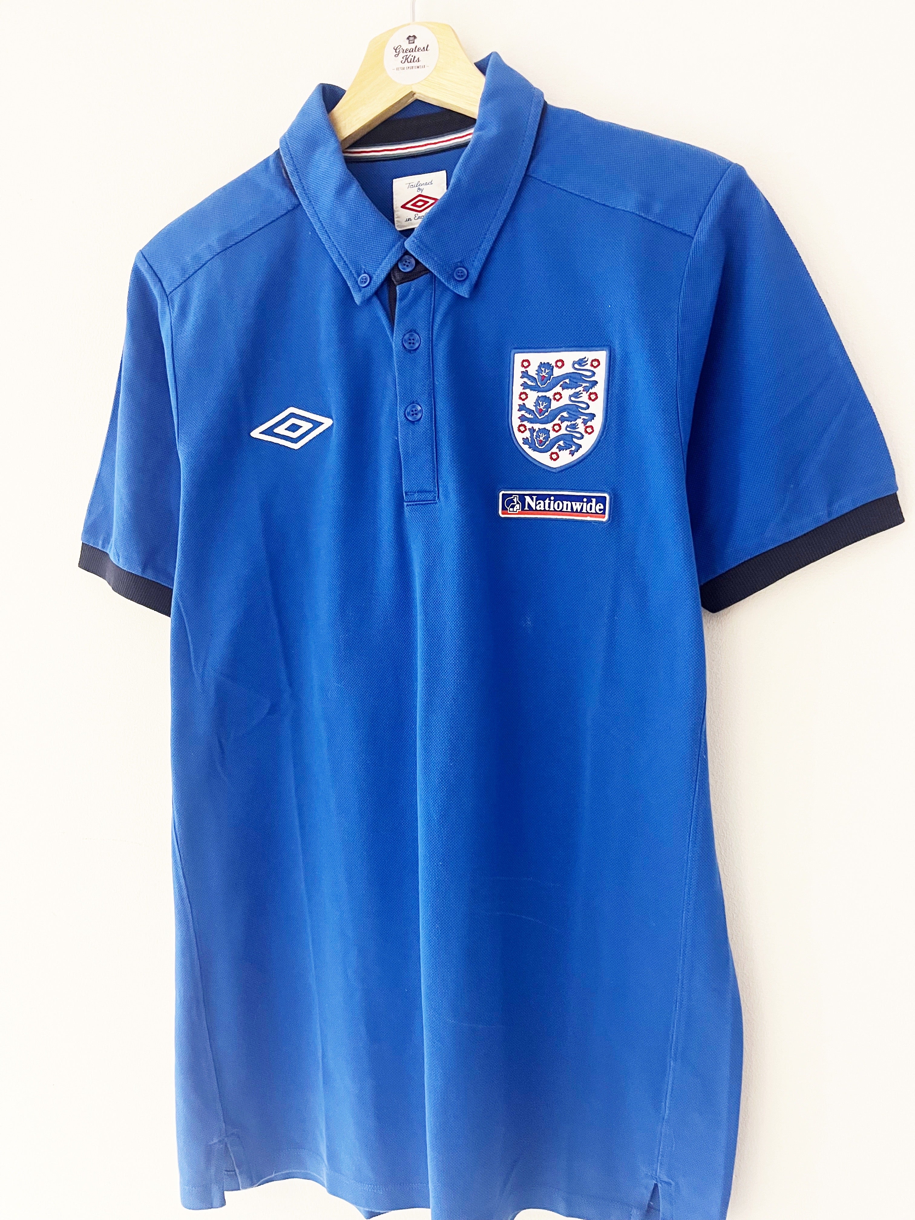 2010/11 England Training Polo Shirt (M) 9/10