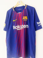 2017/18 Barcelona Home Shirt (XL) 9/10