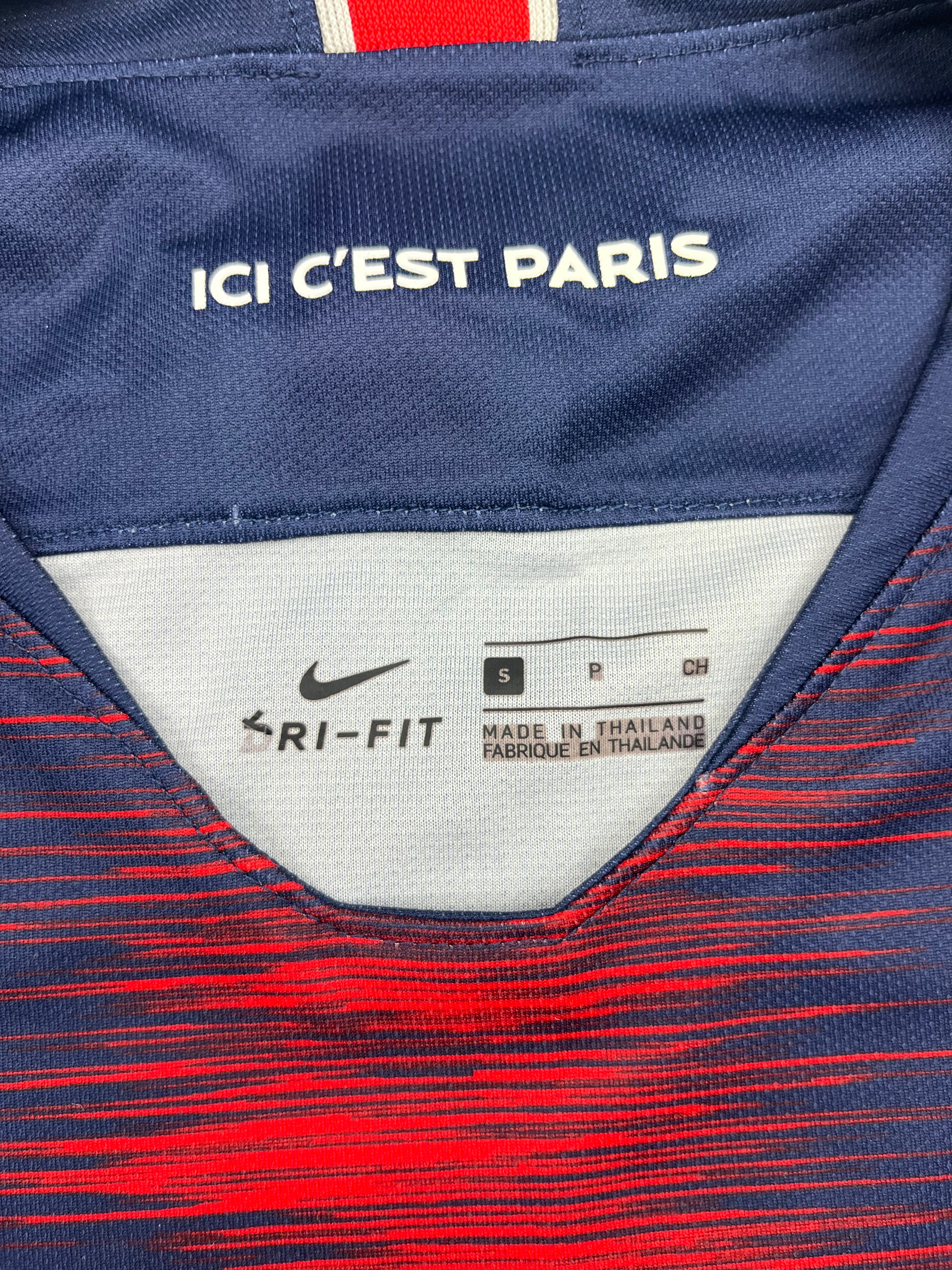 2018/19 Paris Saint-Germain Home Shirt (S) 9/10