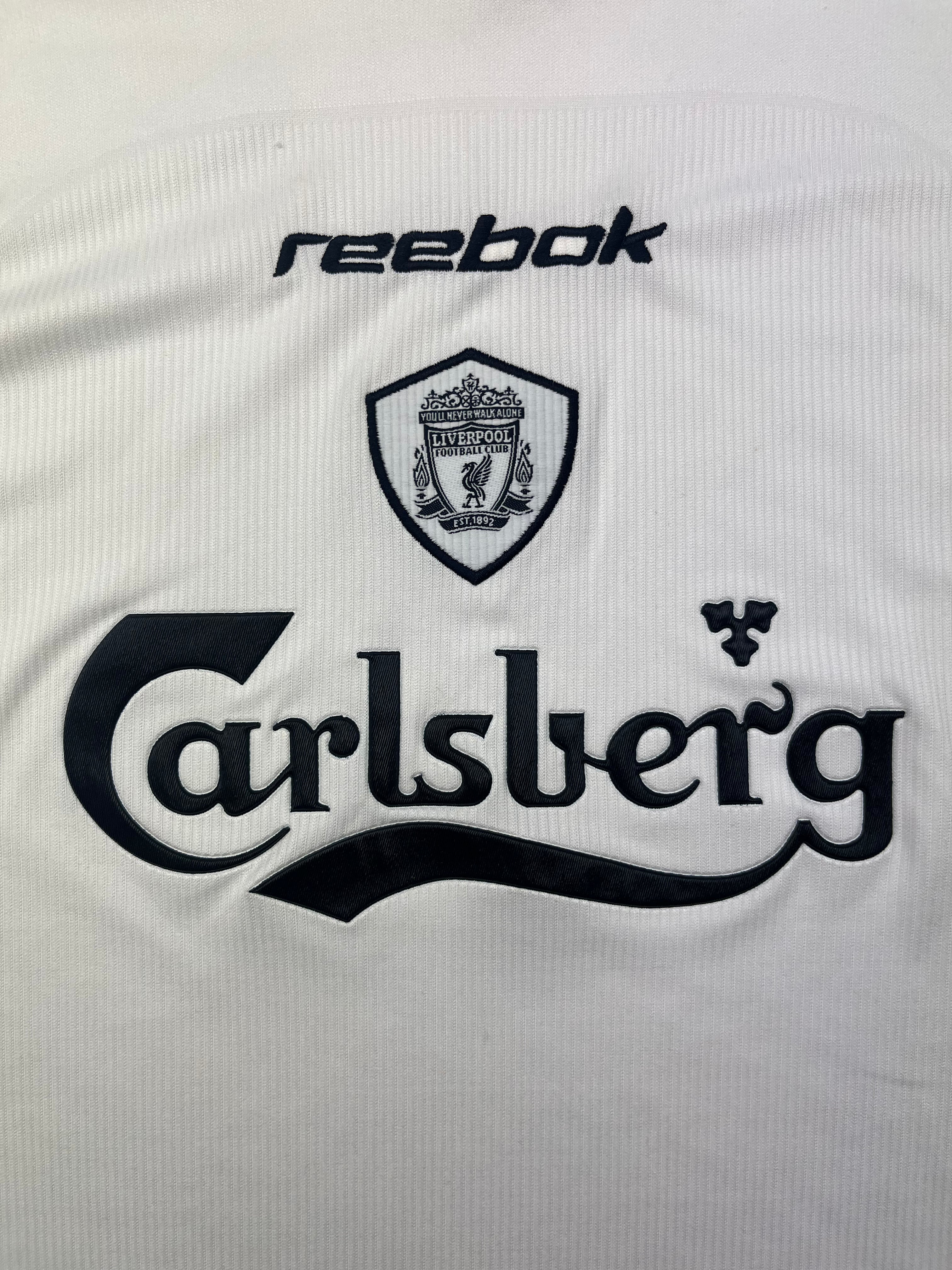 2001/03 Liverpool Away L/S Shirt (M) 9/10