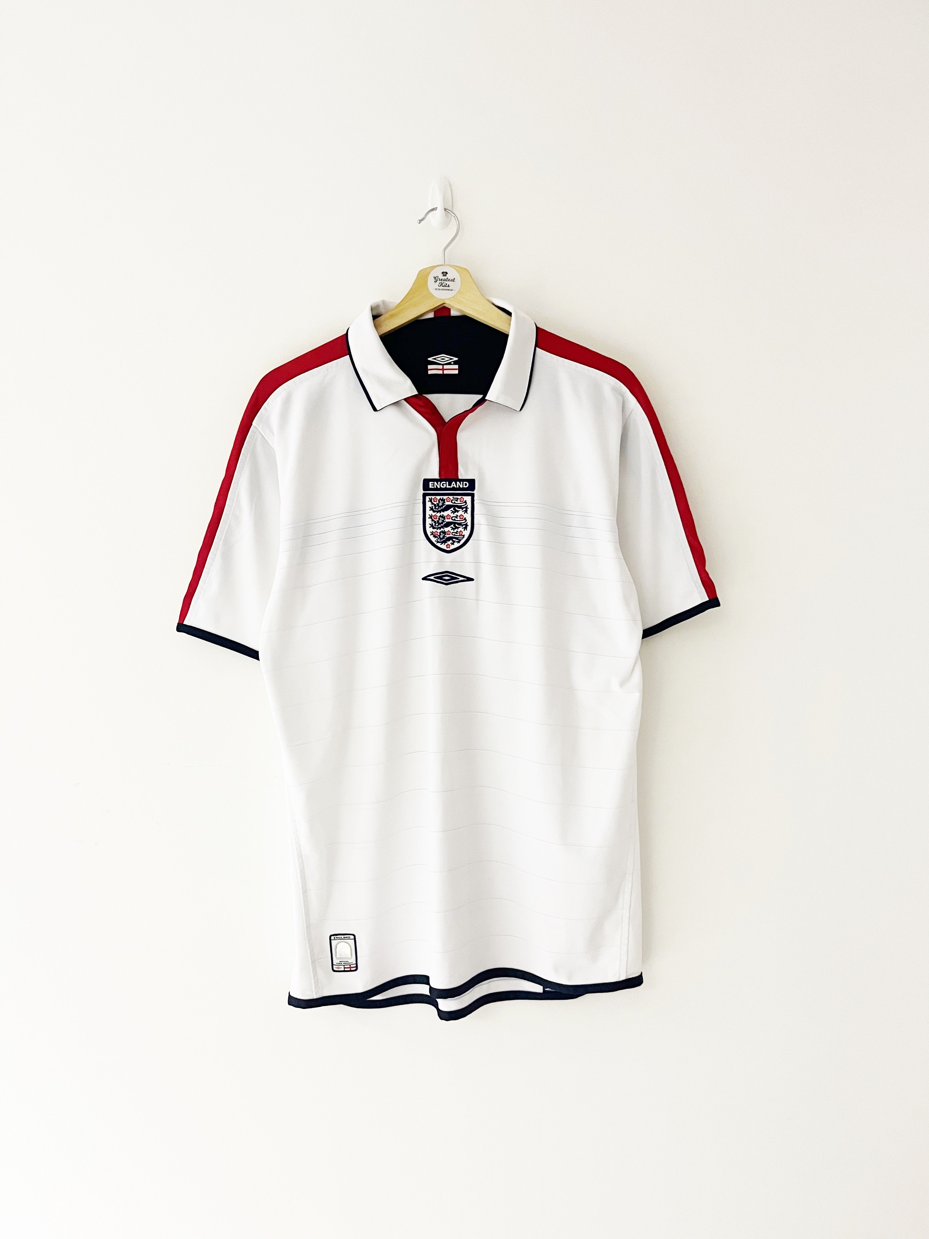 2003/05 England Home Shirt (M) 9/10