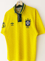 1991/93 Brazil Home Shirt (L) 7.5/10