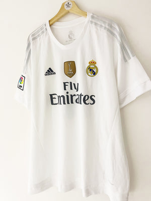 2015/16 Real Madrid Home Shirt Bale #11 (XXL) 9/10