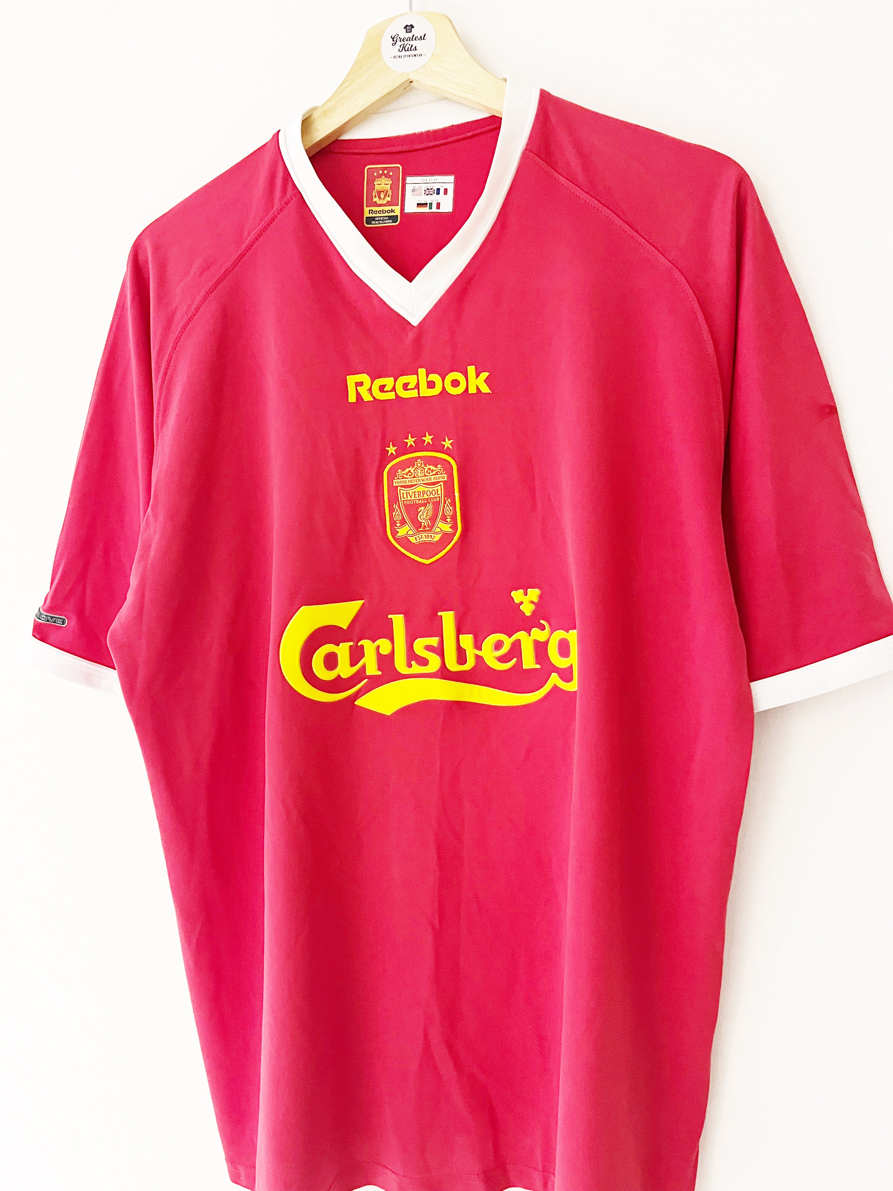 2001/03 Liverpool European Home Shirt (L) 8.5/10