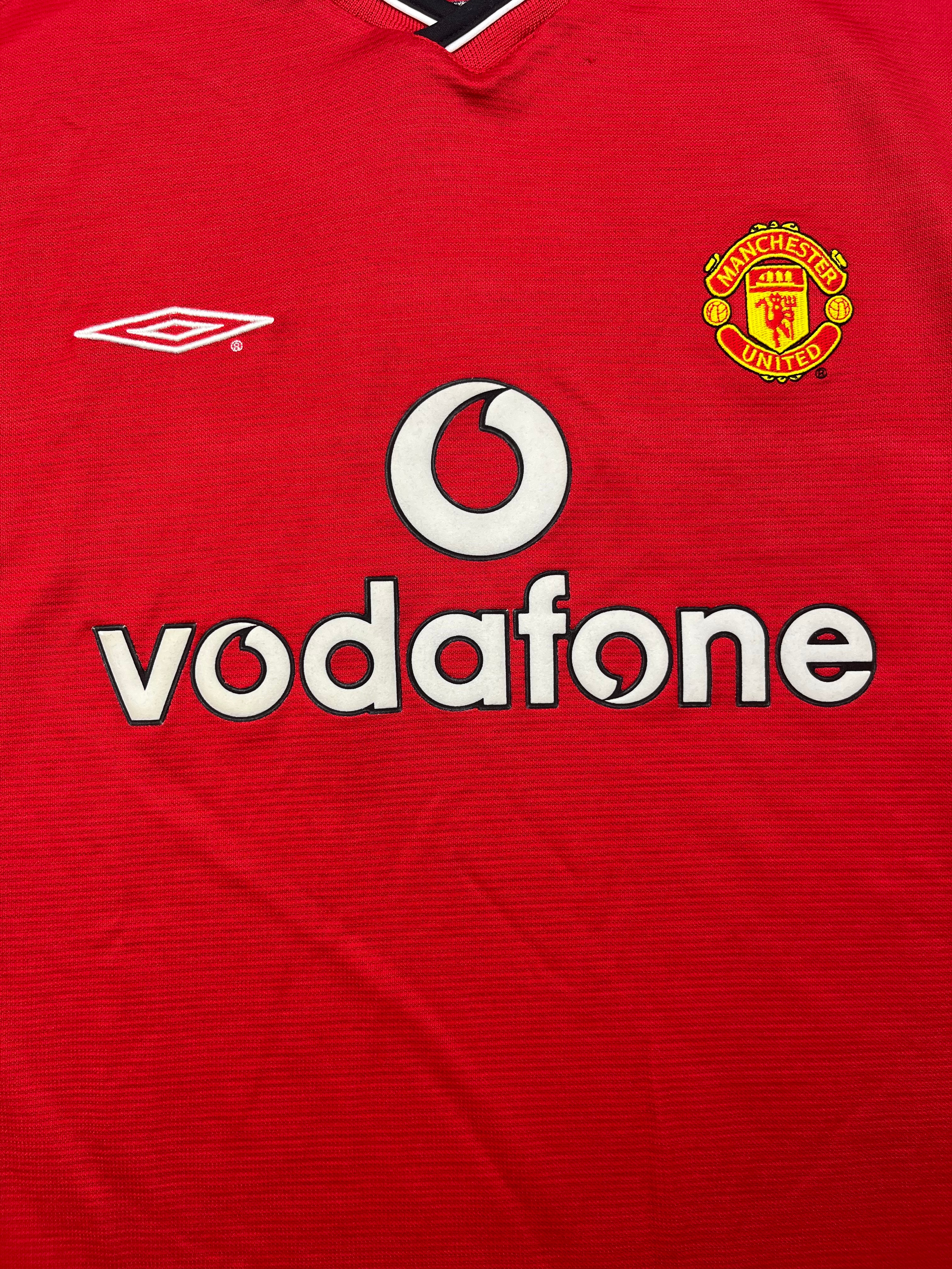 2000/02 Manchester United Home Shirt (XL) 8.5/10