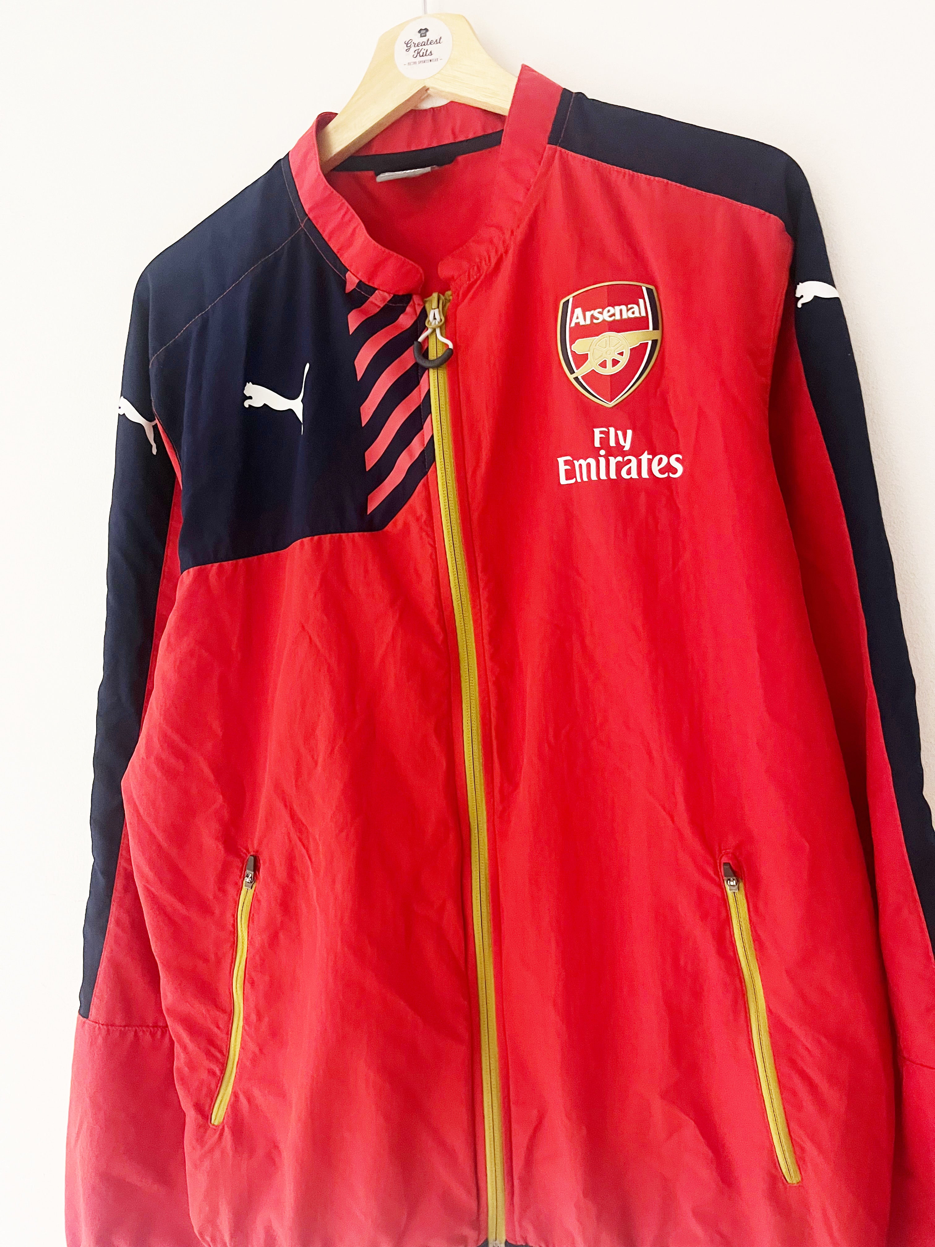 2015/16 Arsenal Lightweight Training Jacket (L) 9/10