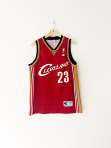 2003/10 Cleveland Cavaliers Champion Home Jersey James #23 (S) 8/10