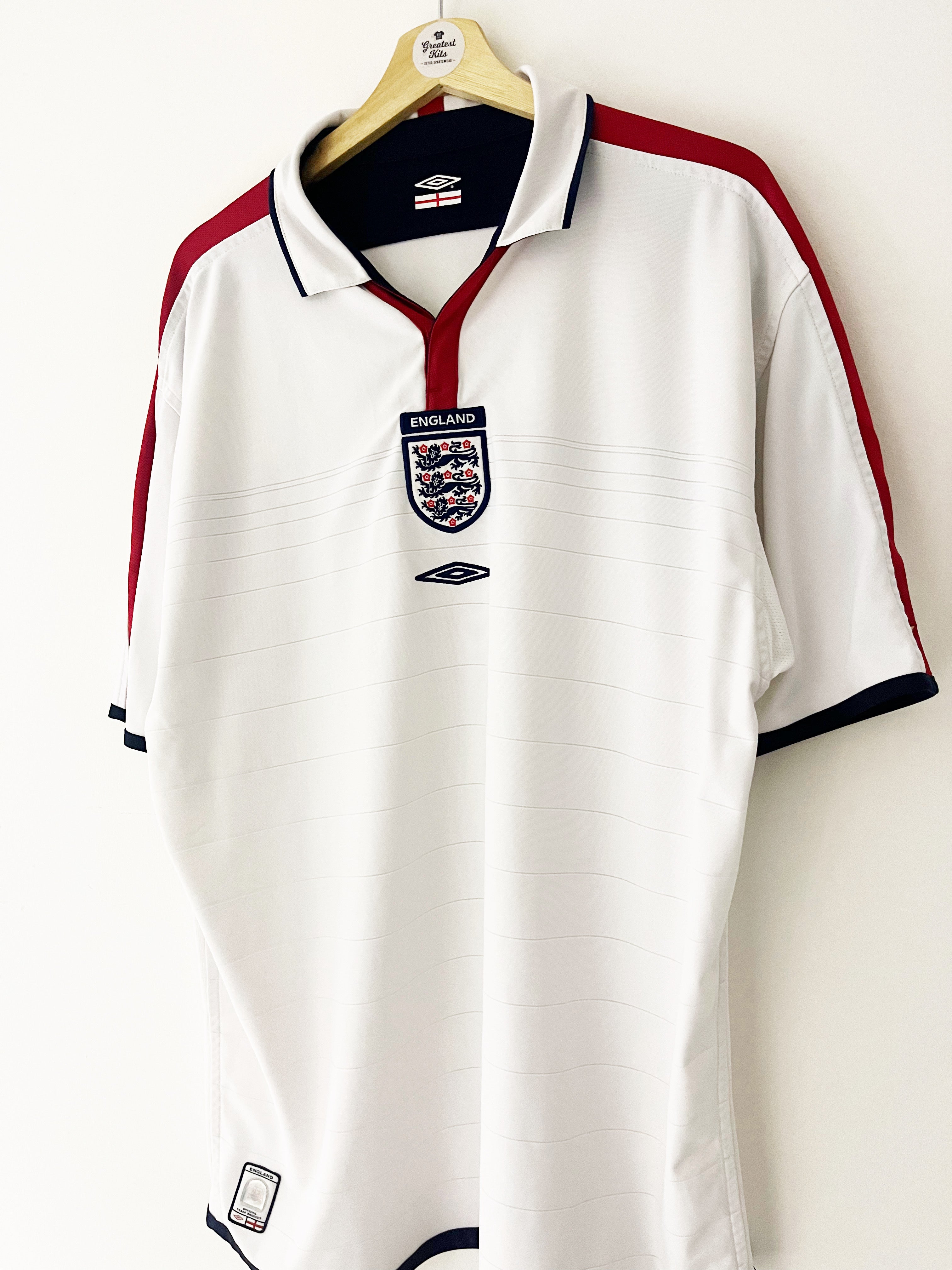 2003/05 England Home Shirt (XXL) 9/10