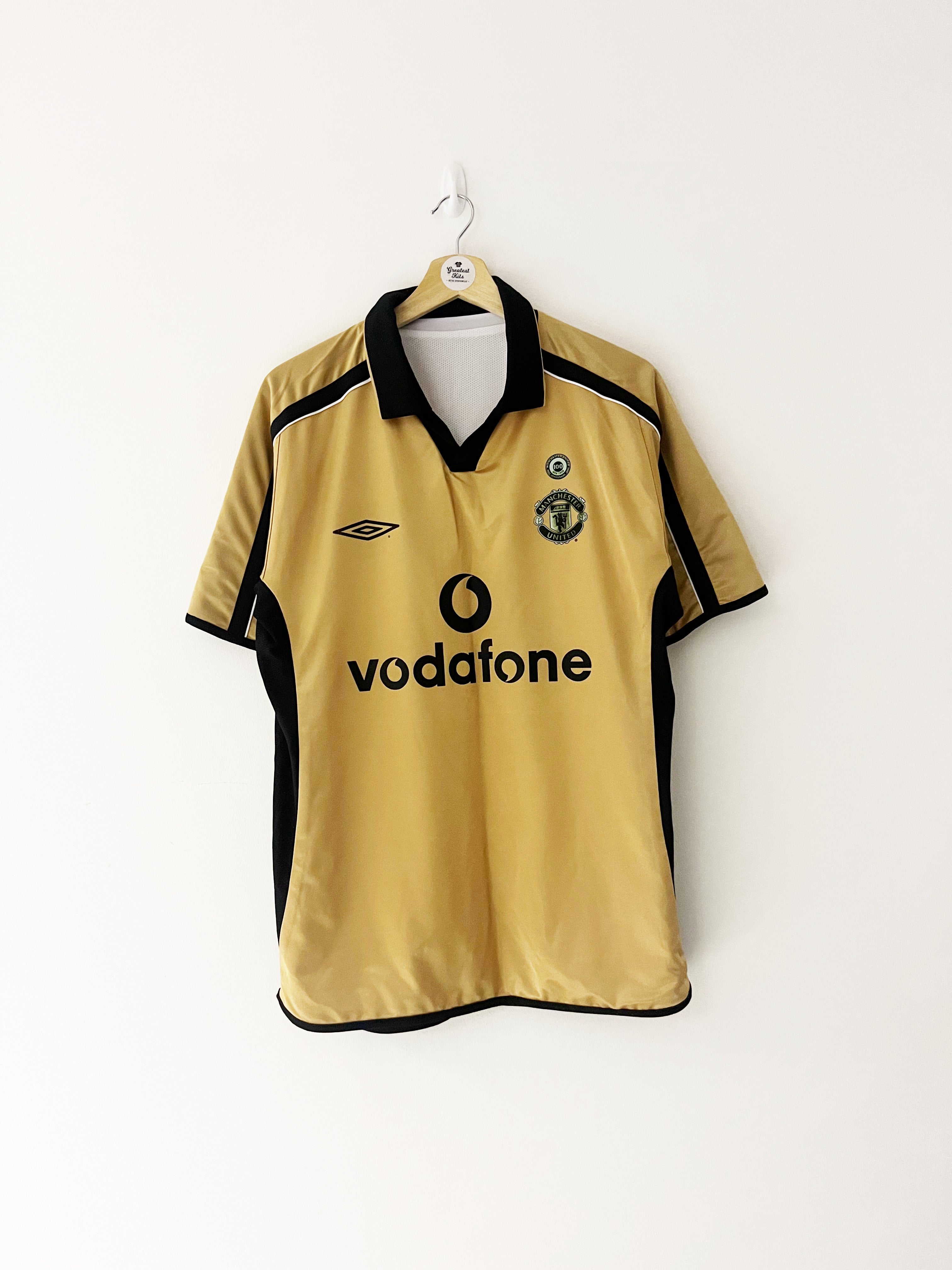 2001/02 Manchester United *Centenary* Away/Third Shirt (M) 8.5/10