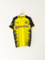 2017/18 Borussia Dortmund CL Home Shirt Pulisic #22 (M) 8/10