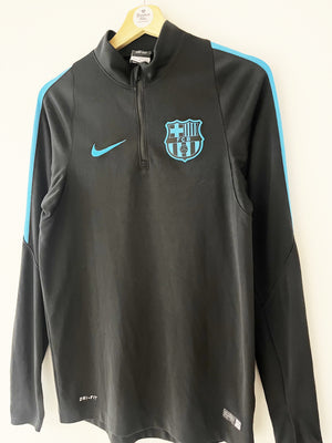 2015/16 Barcelona 1/4 Zip Training Top (S) 8.5/10