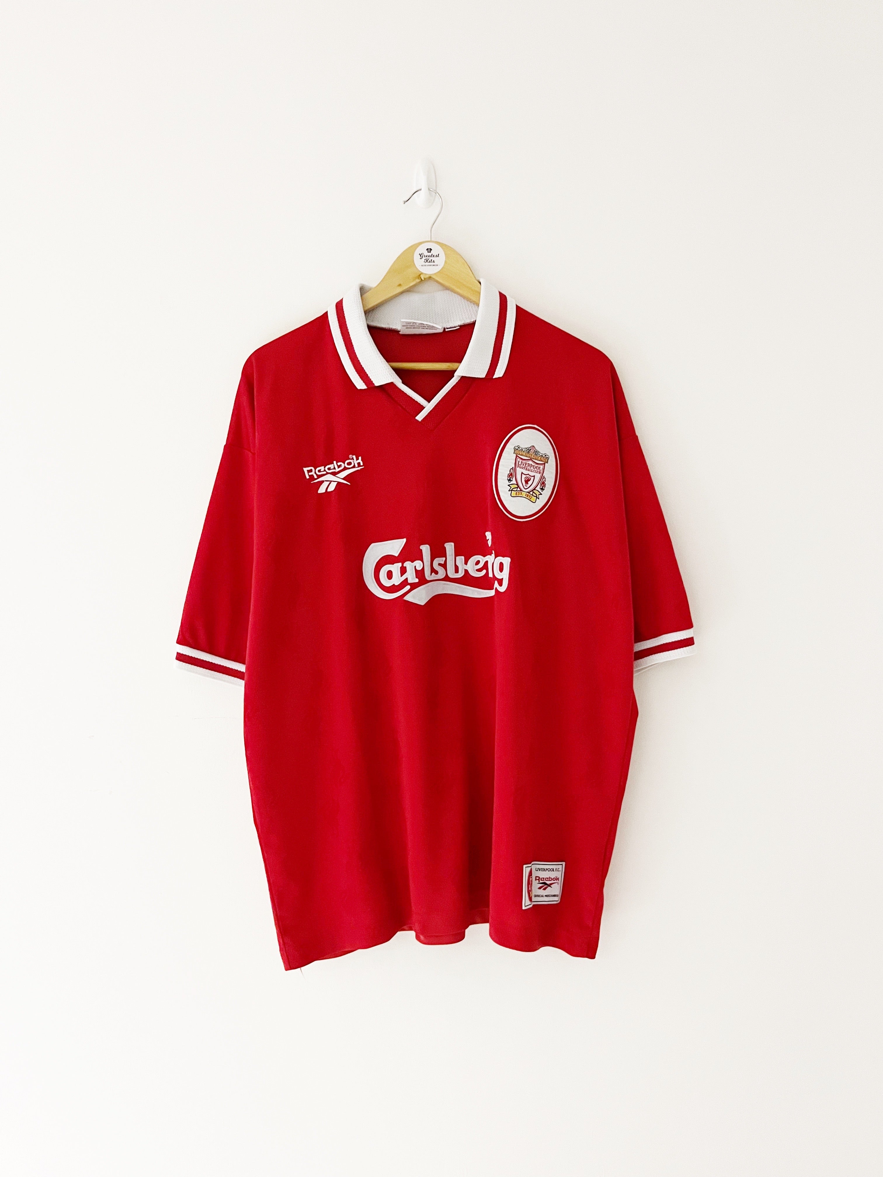 1996/98 Liverpool Home Shirt (XL) 9/10