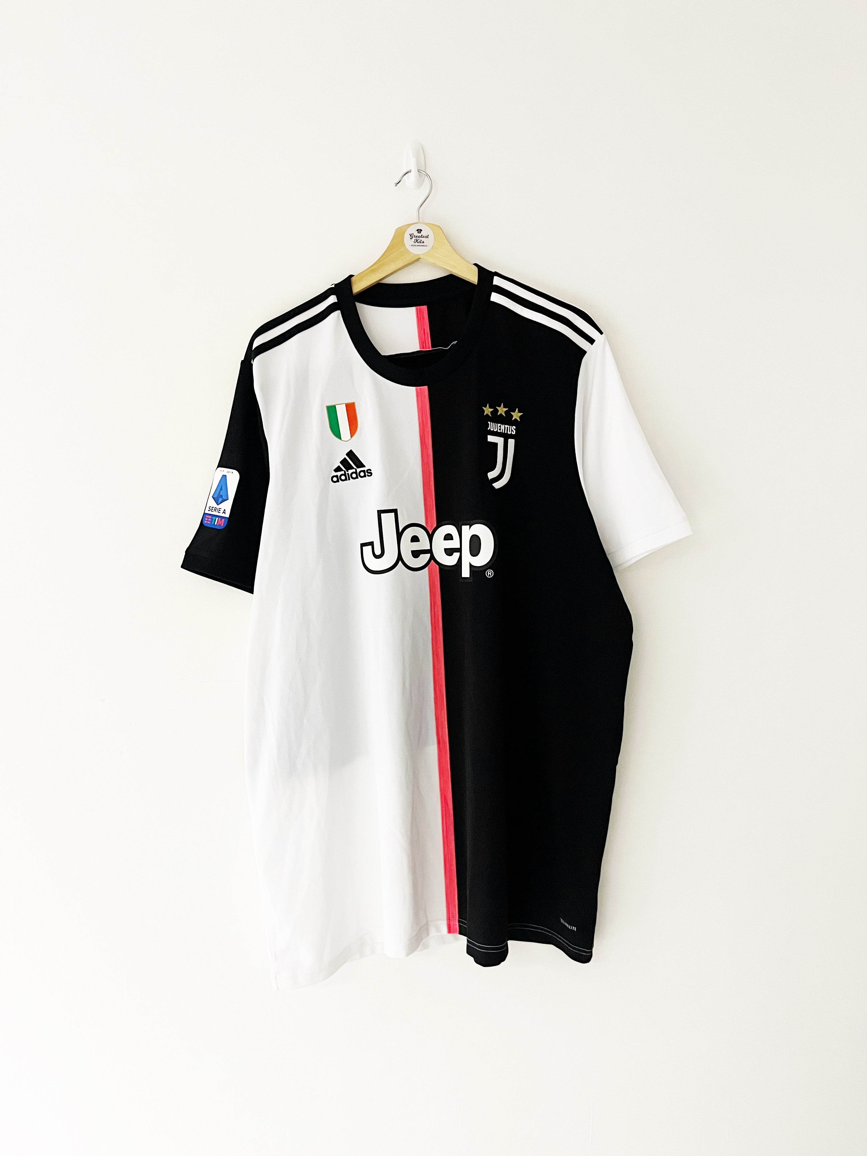 2019/20 Juventus Home Shirt Ronaldo #7 (XXL) 9/10