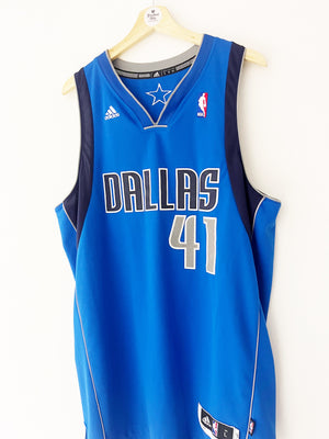 2014/17 Dallas Mavericks Alternate Jersey Nowitzki #41 (L) 9/10