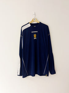 2005/06 Scotland Home L/S Shirt (XXL) 8/10