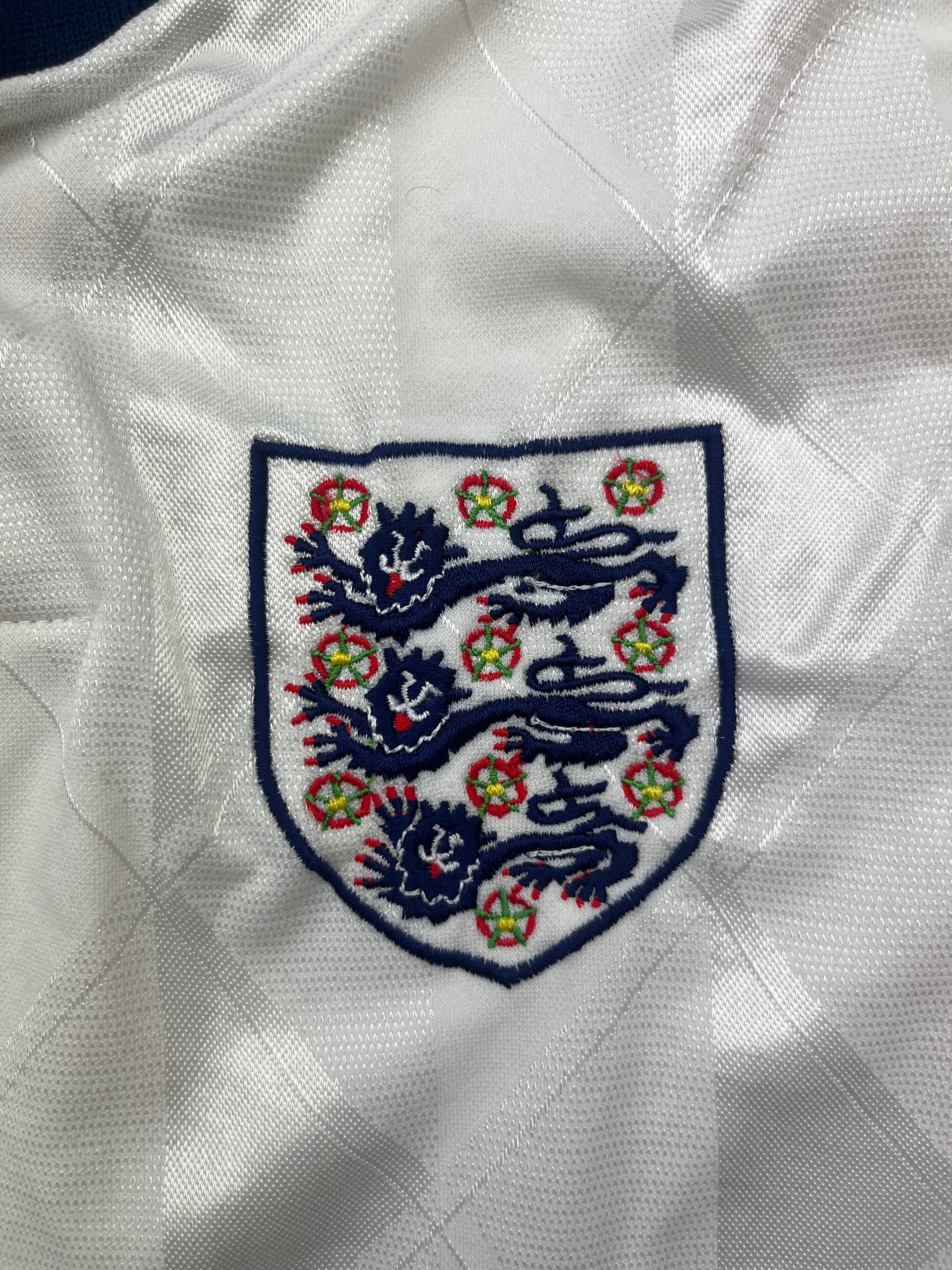 1988/89 England Home Shirt (L.Boys) 7.5/10