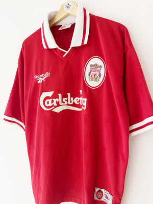 1996/98 Liverpool Home Shirt Fowler #9 (L) 8.5/10