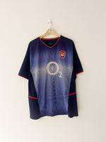 2002/04 Arsenal Away Shirt (XL) 9/10