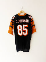 2007 Cincinnati Bengals On Field Reebok Home Shirt C.Johnson #85 (XXL) 9/10