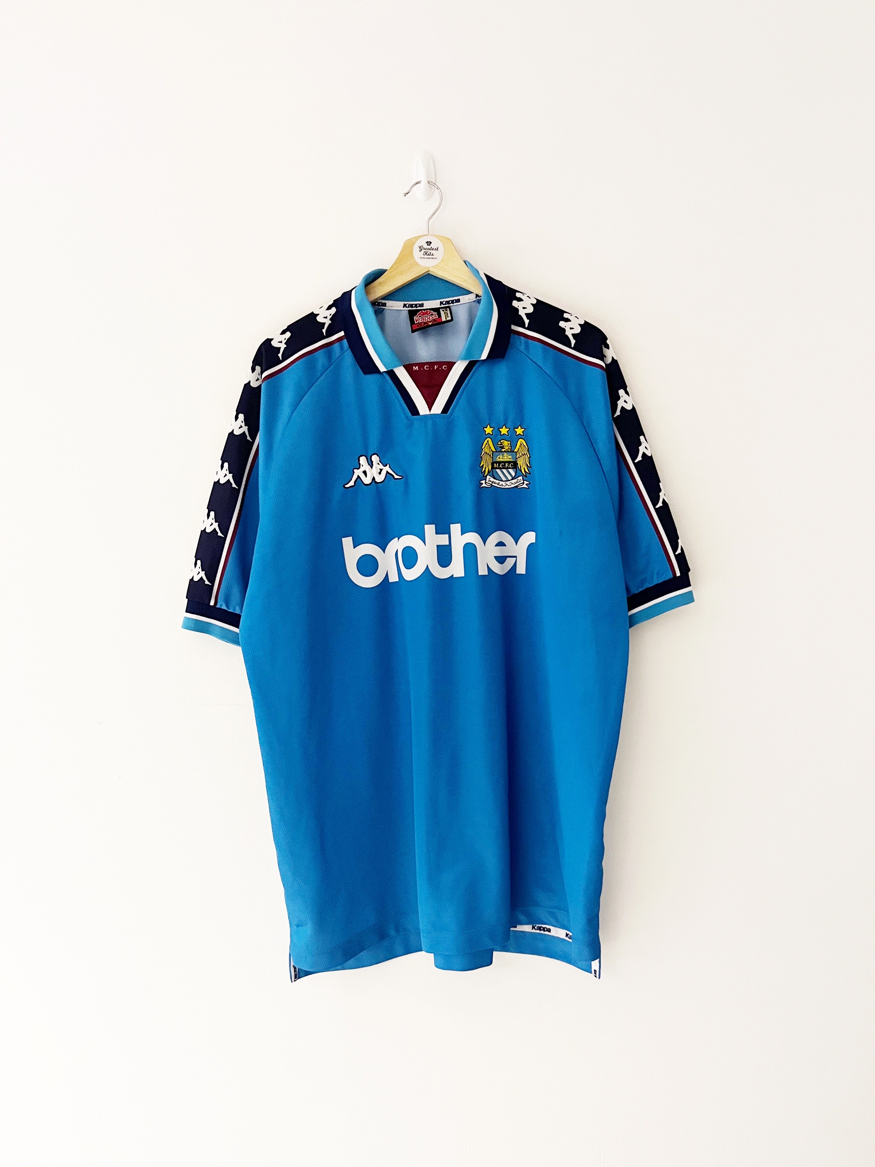 1997/99 Manchester City Home Shirt (XL/XXL) 7.5/10