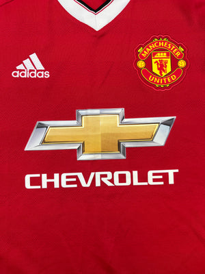 2015/16 Manchester United Home Shirt (S) 9/10