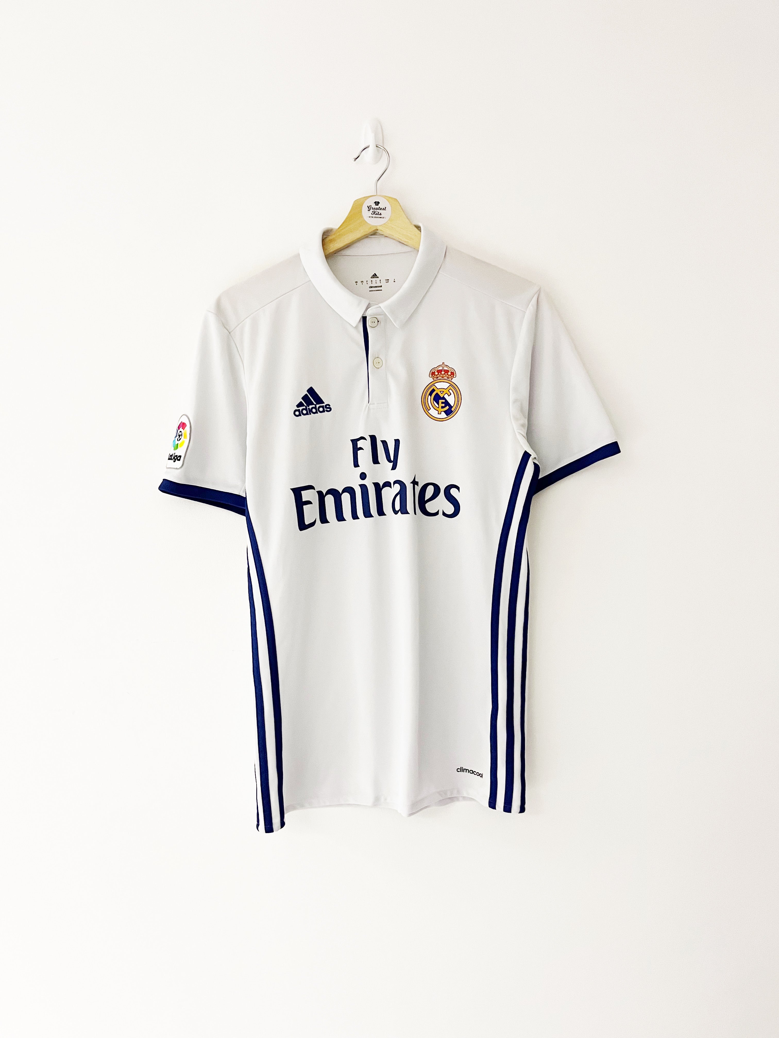 2016/17 Real Madrid Home Shirt (S) 9/10