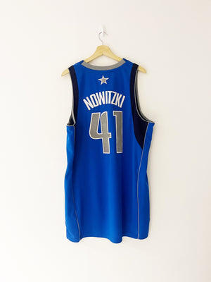 2014/17 Dallas Mavericks Alternate Jersey Nowitzki #41 (L) 9/10