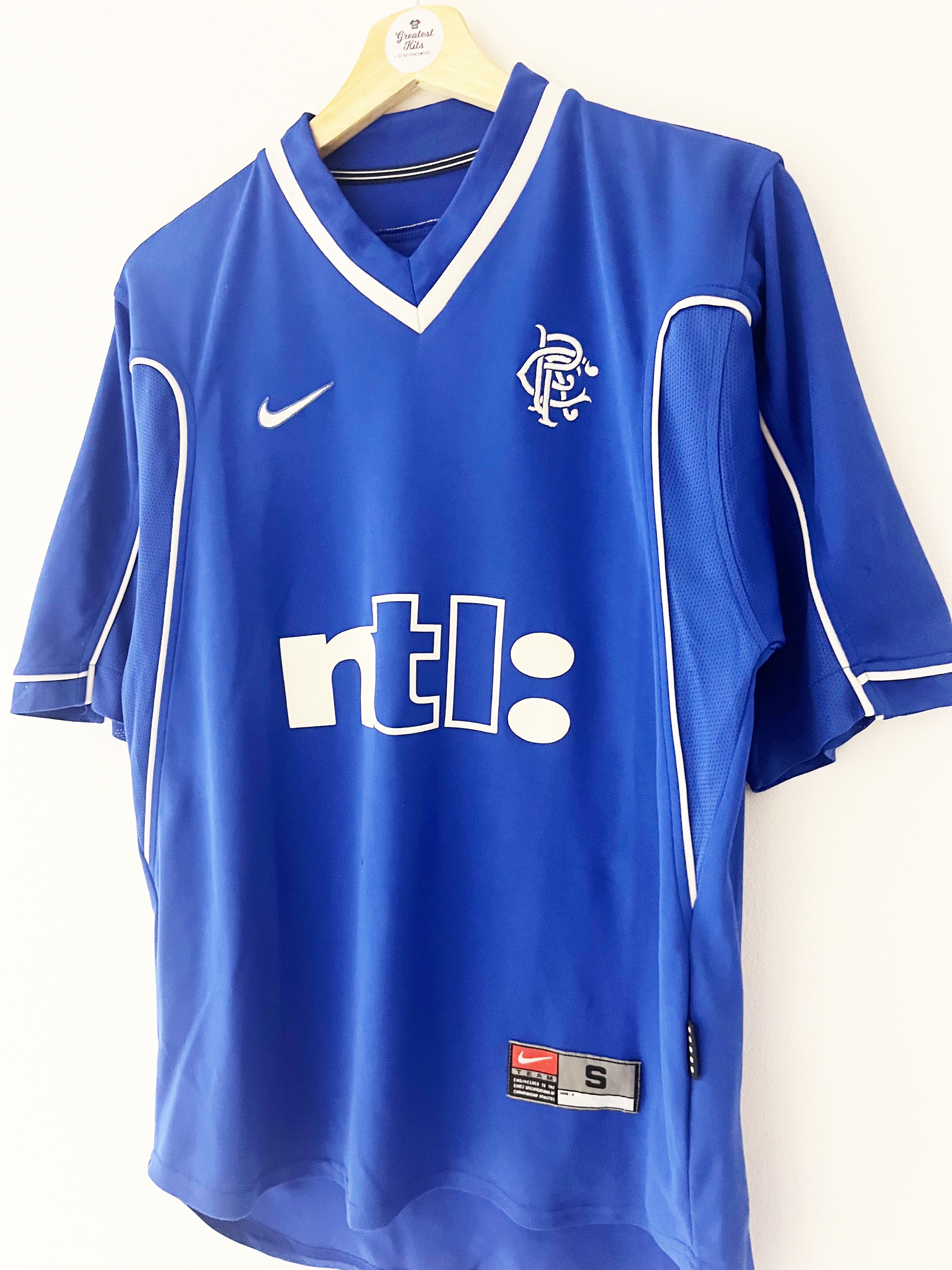 1999/01 Rangers Home Shirt (S) 9/10