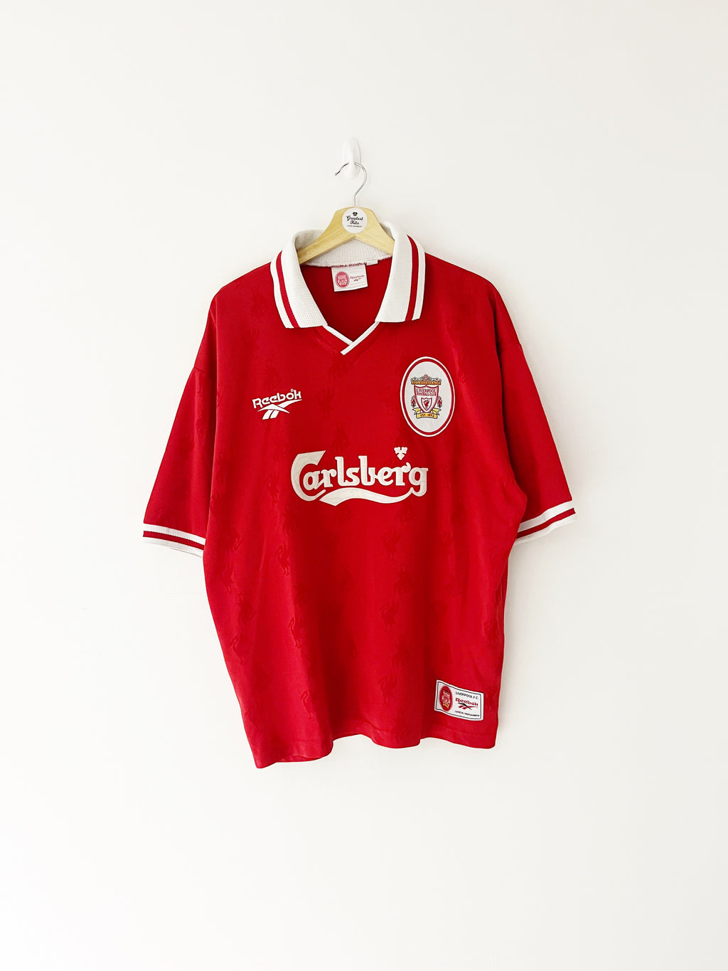 1996/98 Liverpool Home Shirt (L) 9/10