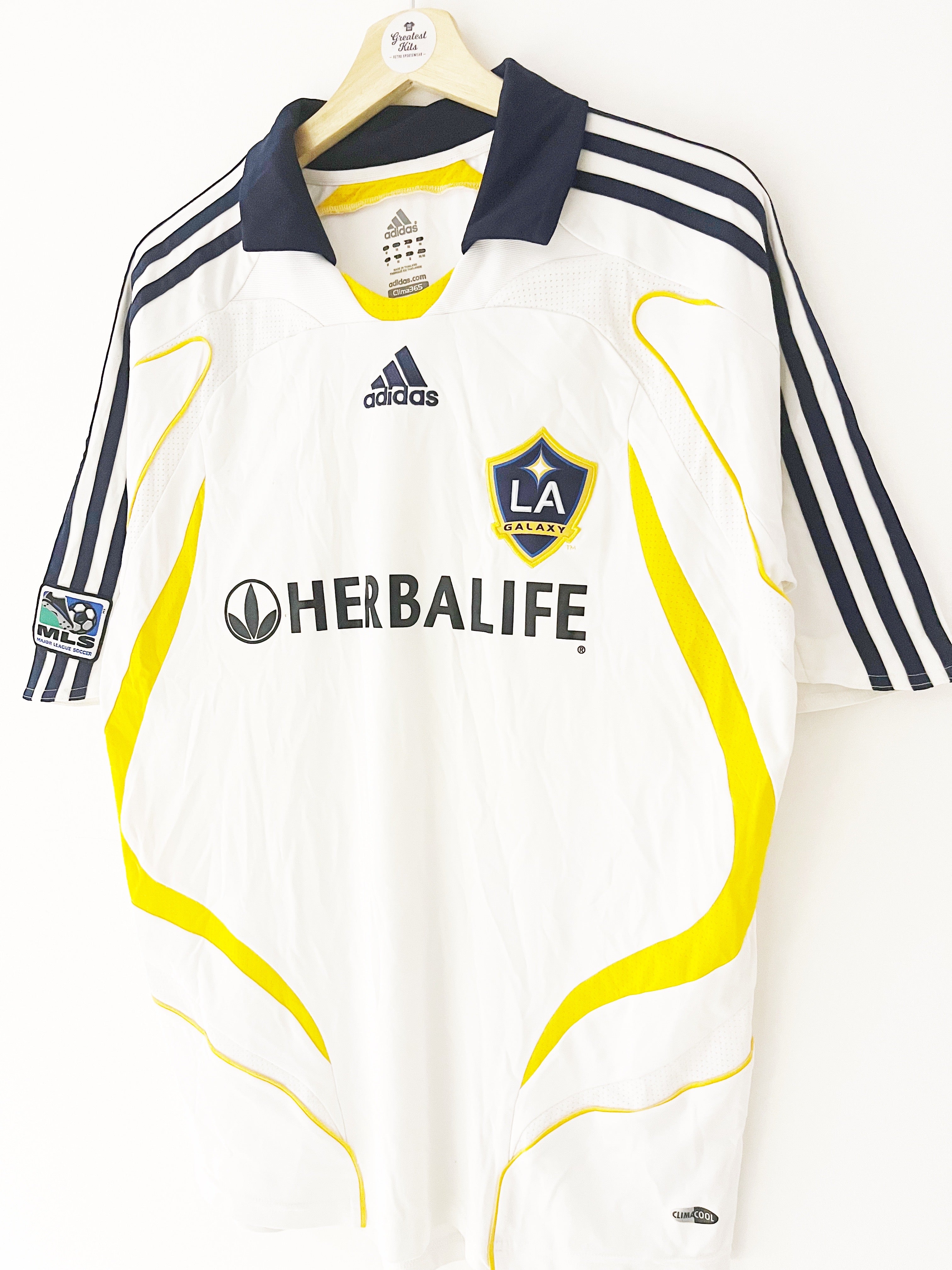 2007/08 LA Galaxy Home Shirt (M) 9/10