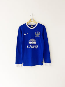 2012/13 Everton Home L/S Shirt (S) 9/10