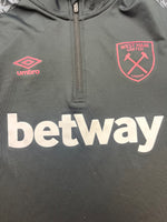 2020/21 West Ham 1/4 Zip Training Top (M) 9/10