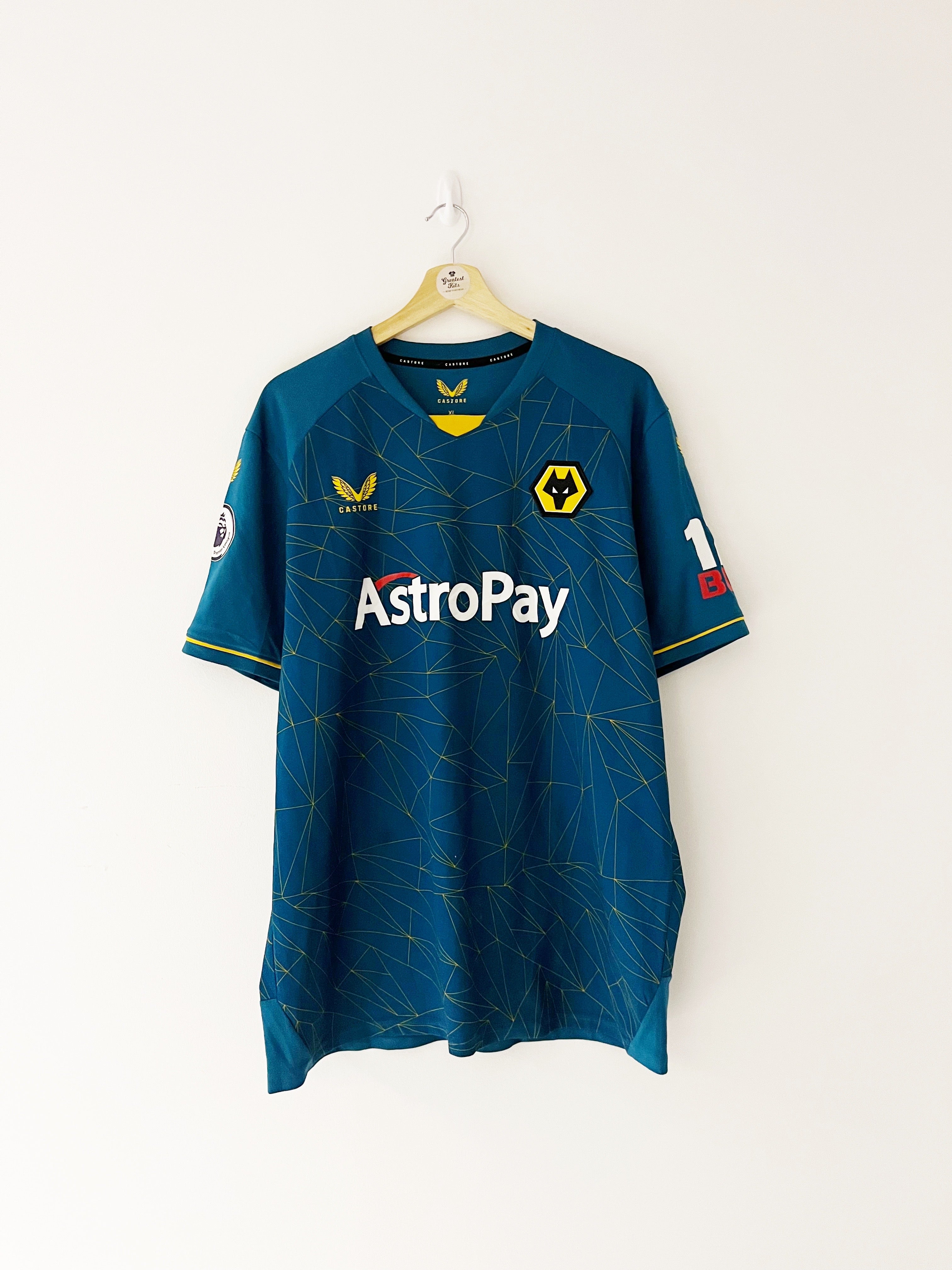 2022/23 Wolves Away Shirt Hee Chan #11 (XL) 9/10