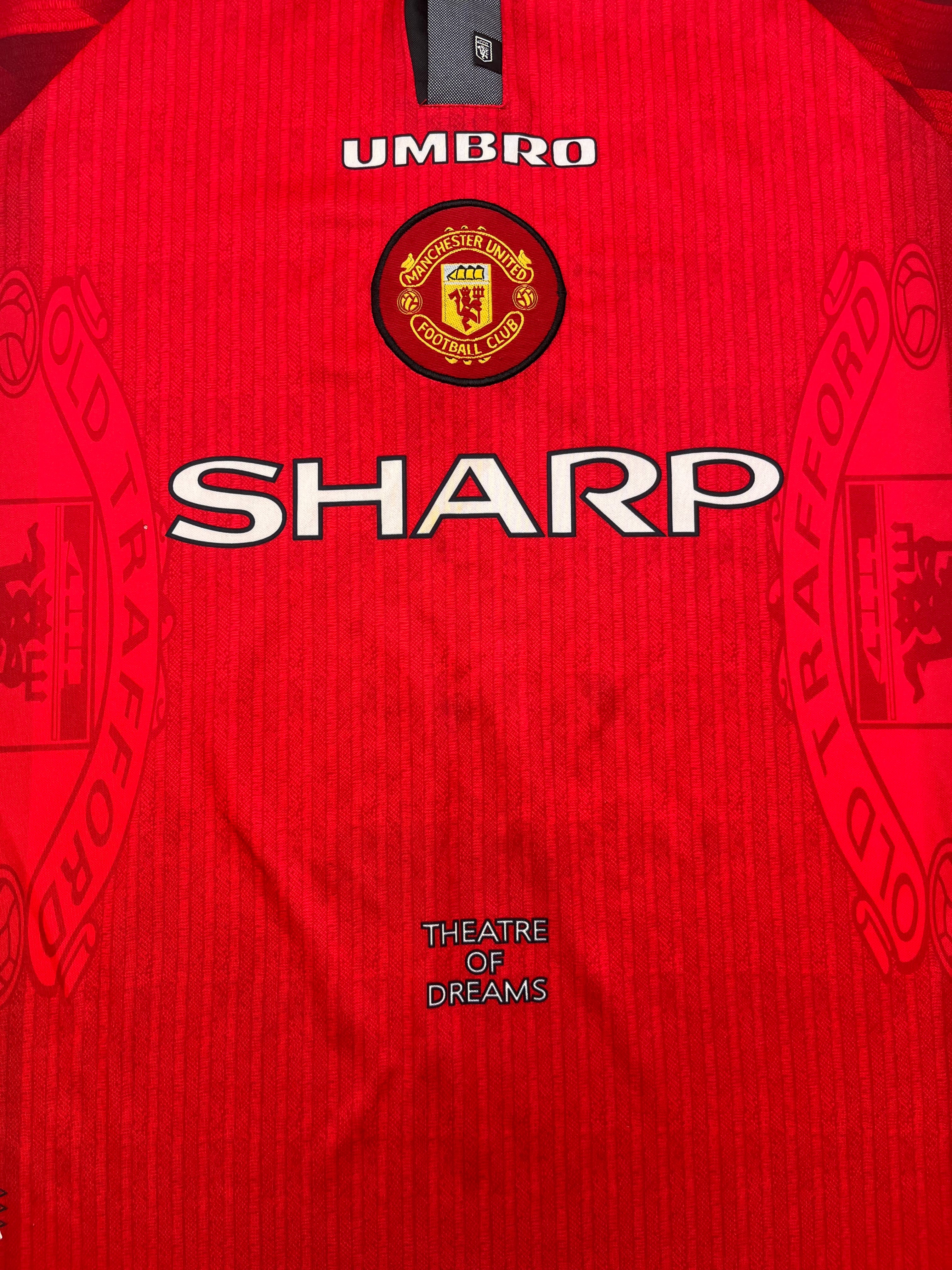 1996/98 Manchester United Home Shirt (XXL) 7.5/10