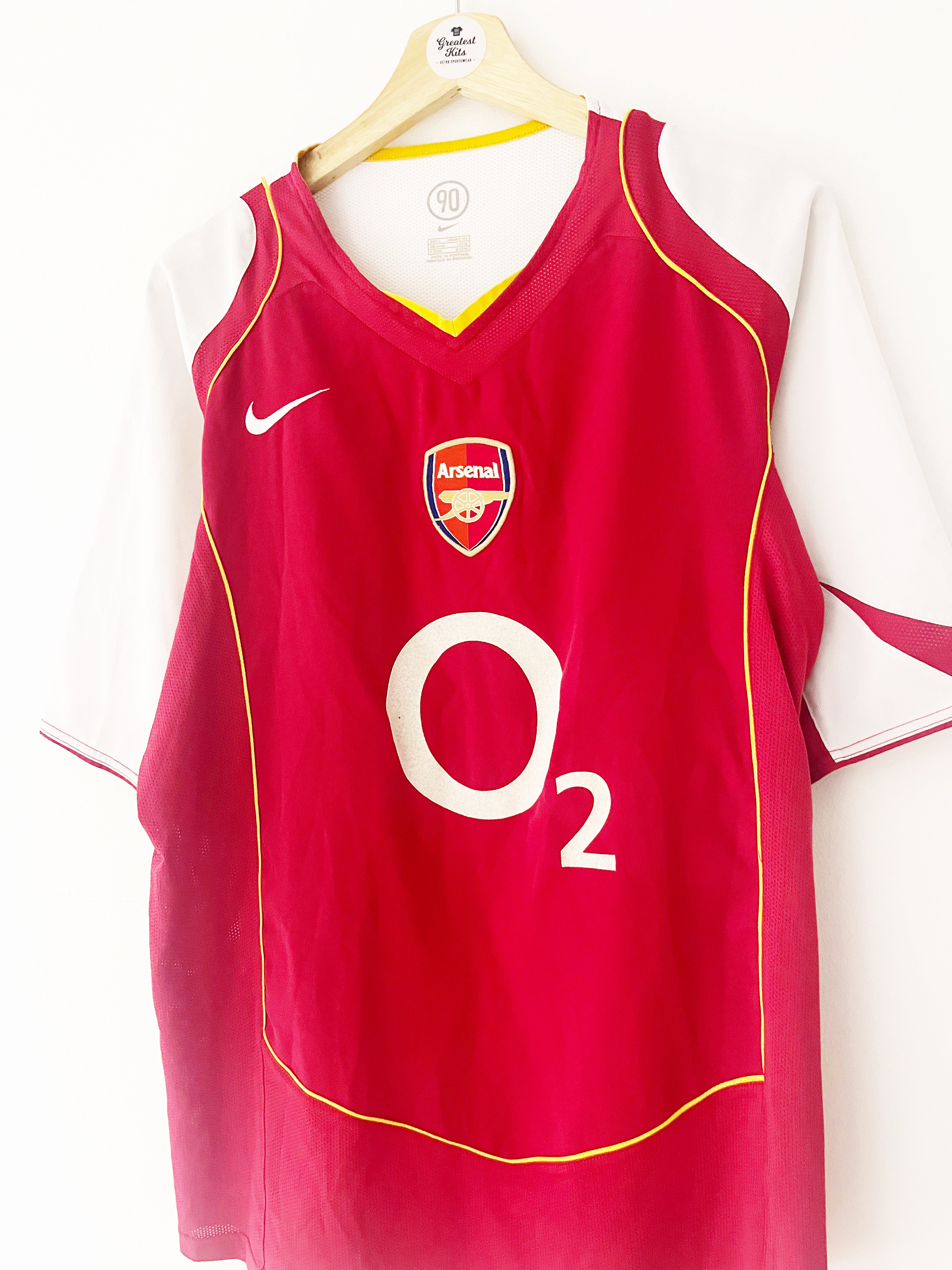 2004/05 Arsenal Home Shirt (L) 8.5/10