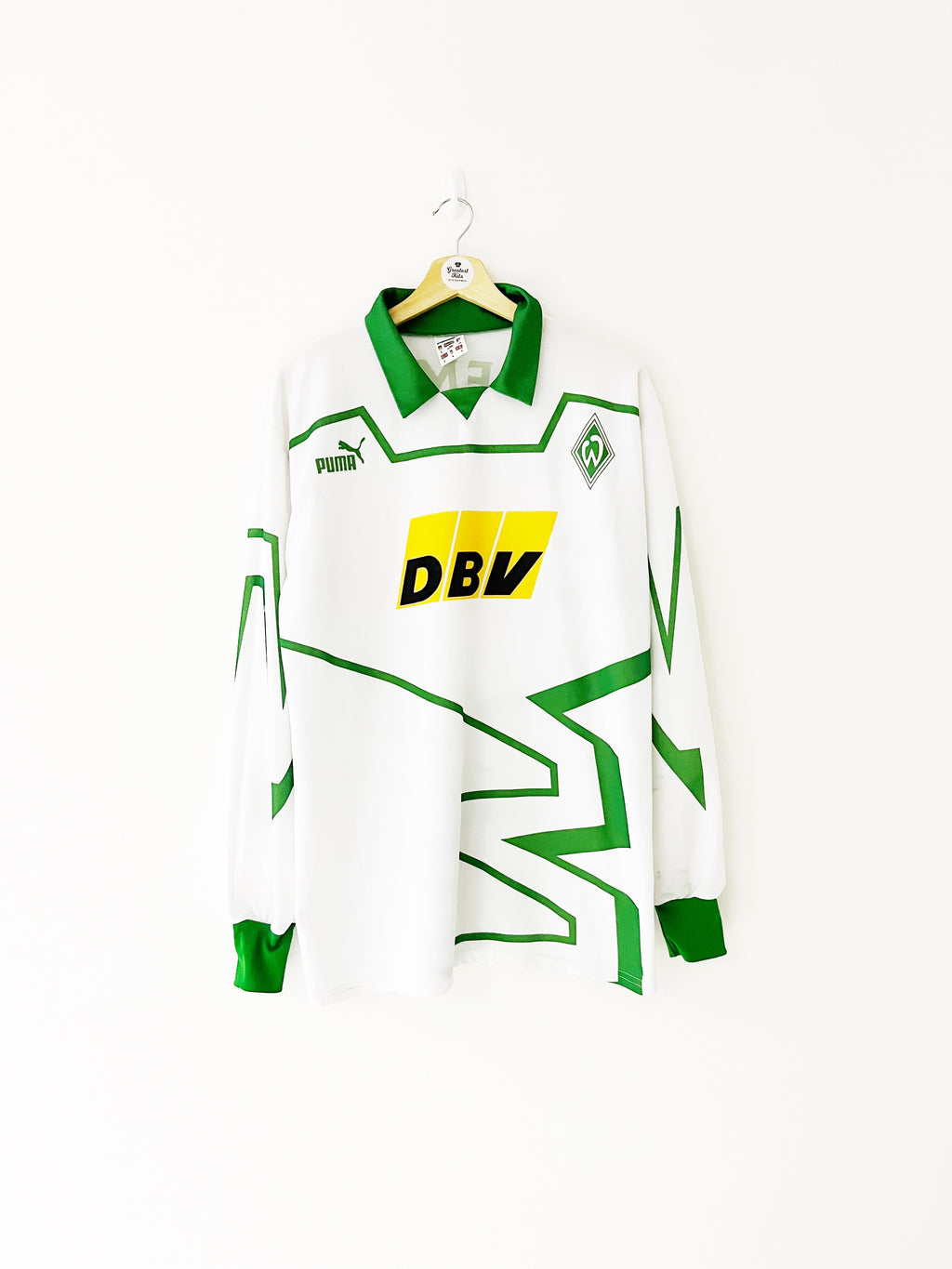 1993/94 Werder Bremen Home L/S Shirt (L) 7.5/10