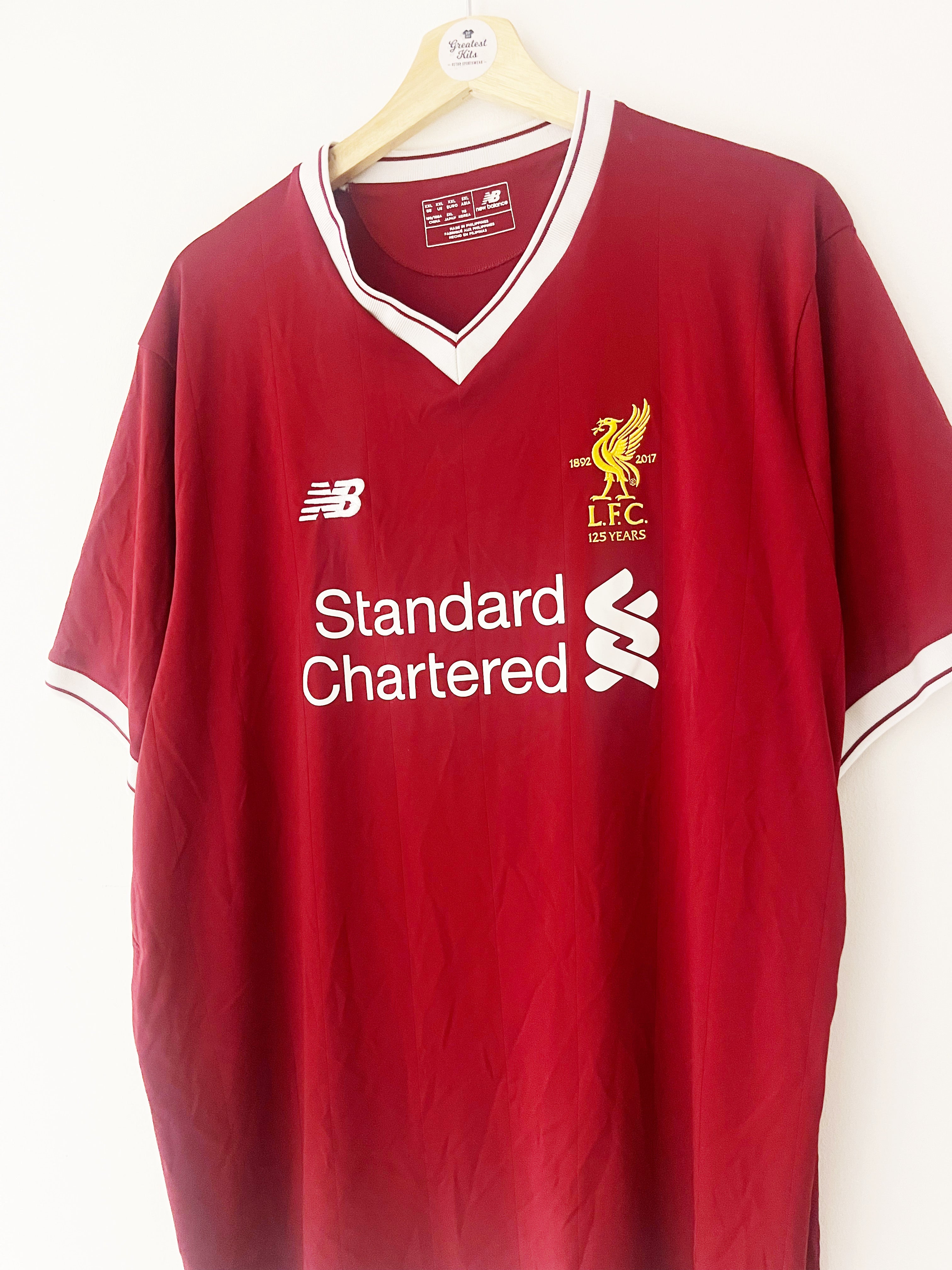 2017/18 Liverpool *125 Year* Home Shirt (XXL) 9/10